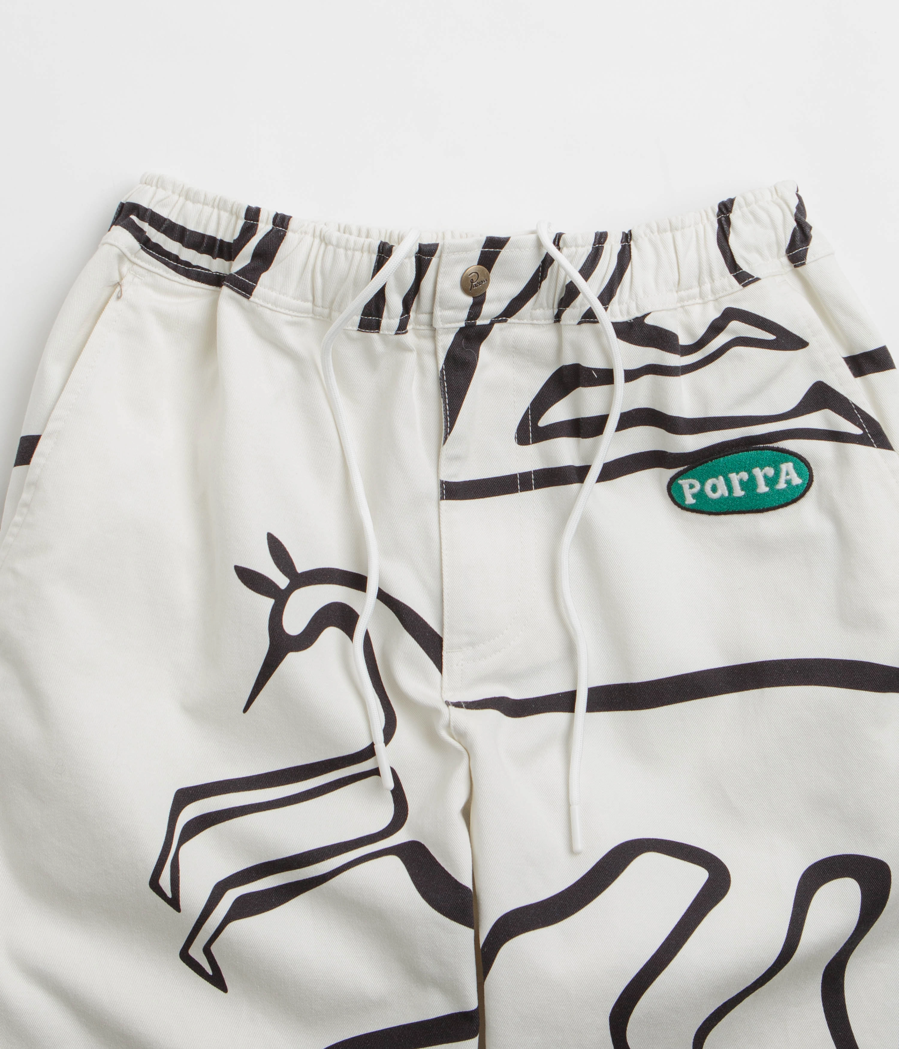 by Parra Yoga Walks Pants - White Reflective Trim Options Daywear