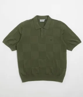 Carhartt Checker Polo Shirt - Dollar Green Creative Professional Street Fashion