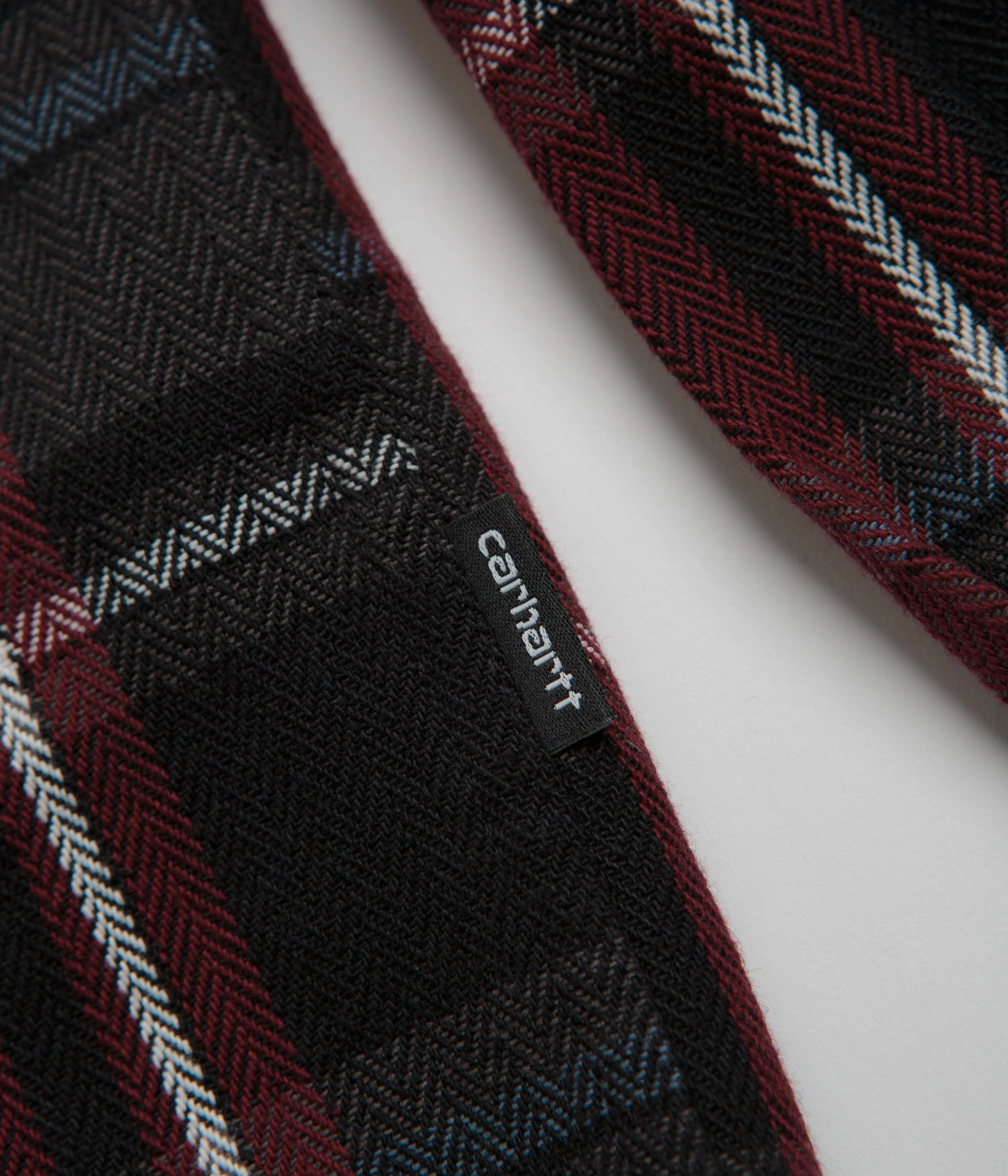 Carhartt Hobart Shirt - Hobart Check / Black Button Down Design