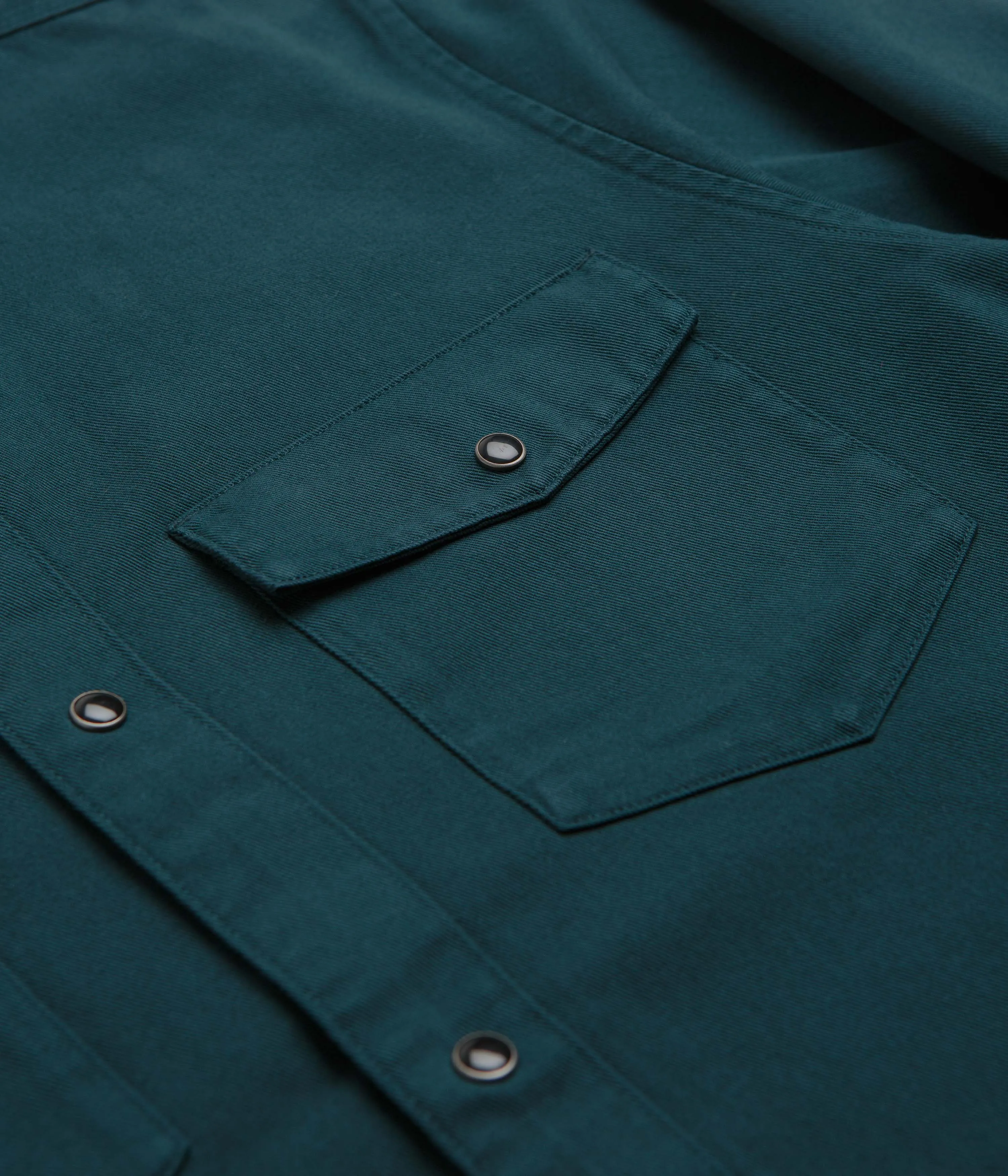 Carhartt Santa Fe Shirt - Deep Lagoon Eco Friendly Production