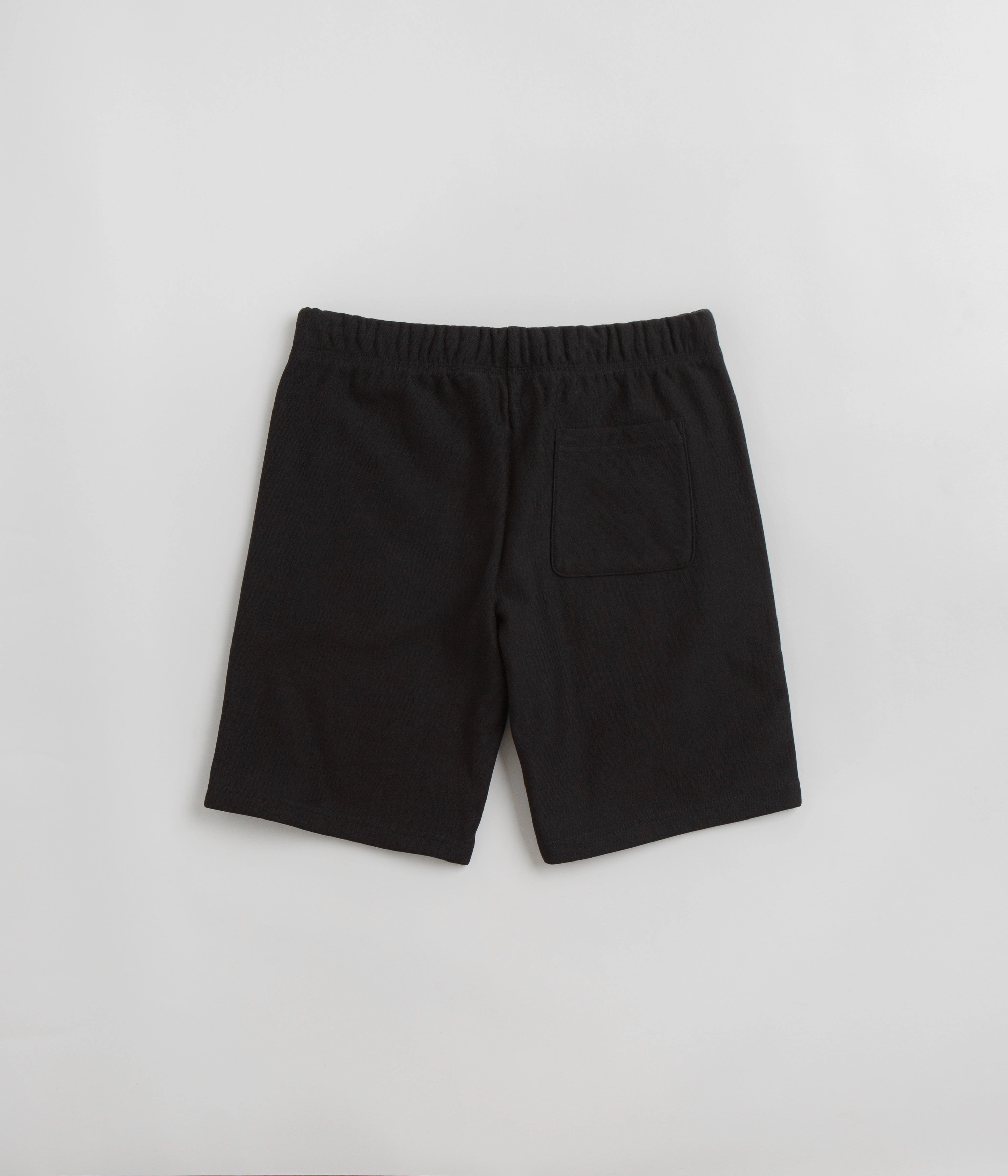Easy Fit Carhartt American Script Sweat Shorts - Black