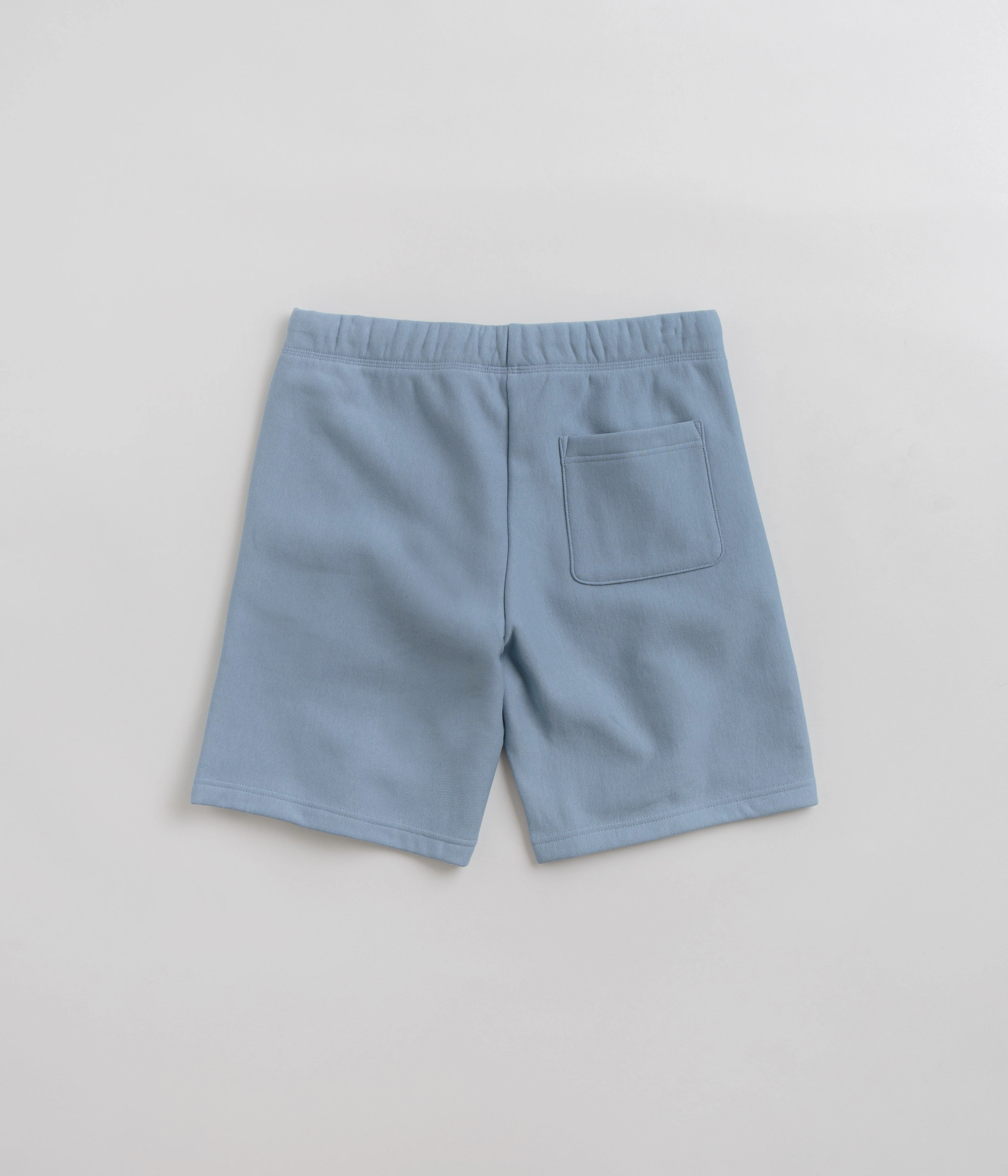 Carhartt American Script Sweat Shorts - Frosted Blue Workout Ready Design No Slip Waistband