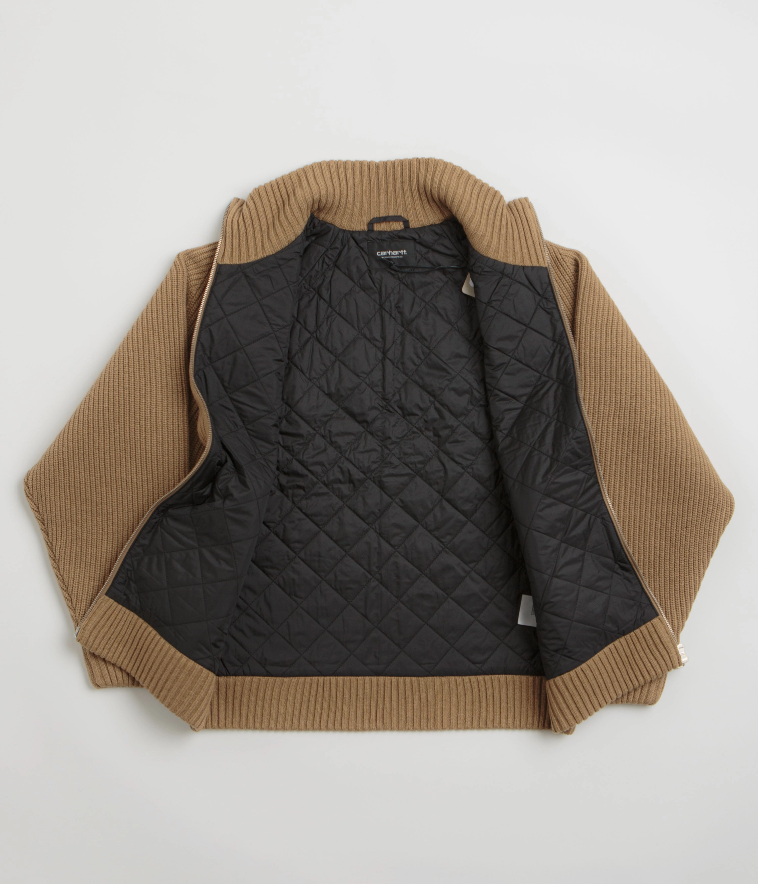 Carhartt Banley Sweater Jacket - Peanut Low Maintenance Fabric