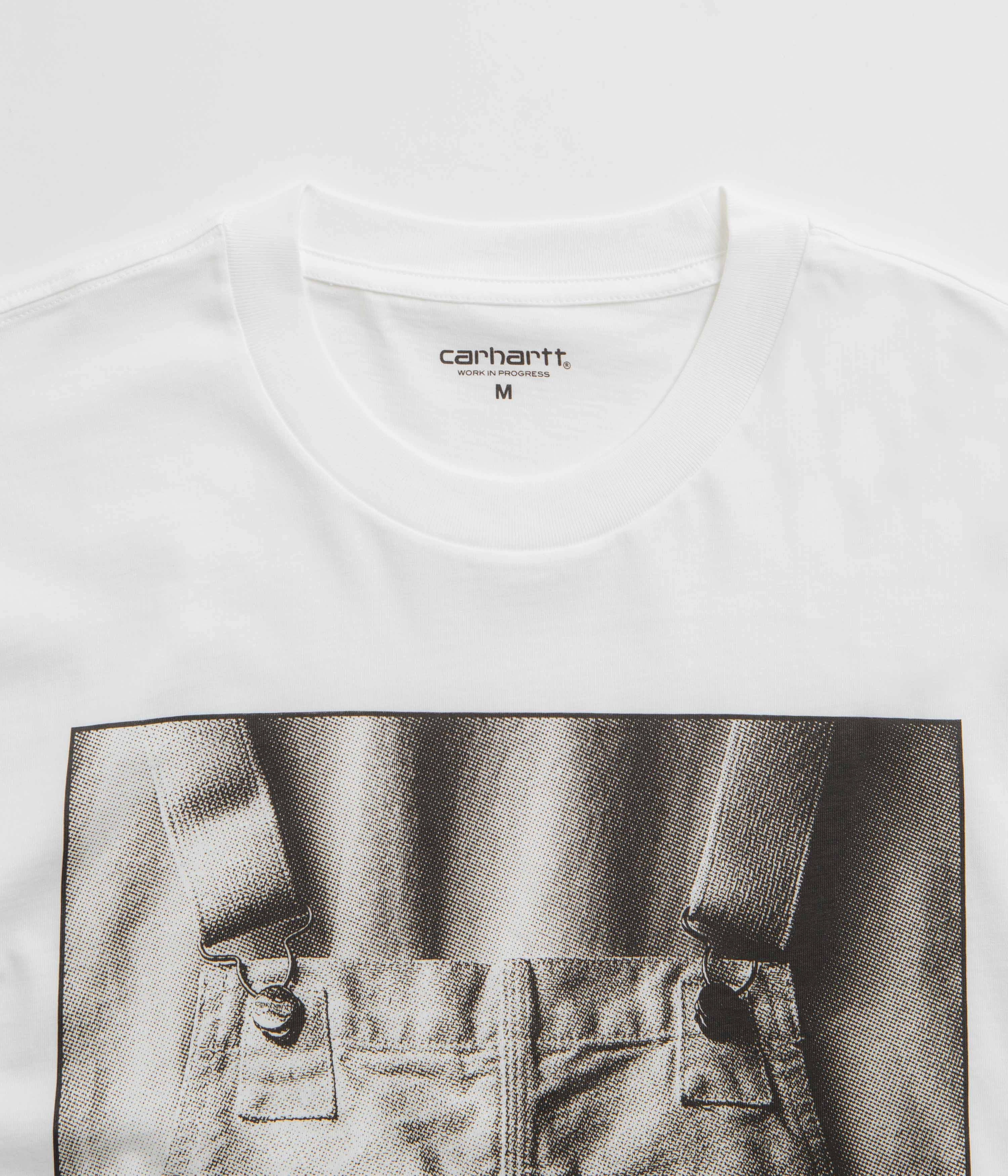 Smooth Look Carhartt Bib Overall T-Shirt - White