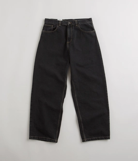 High Quality Material Carhartt Brandon Denim Pants - Black Stone Wash