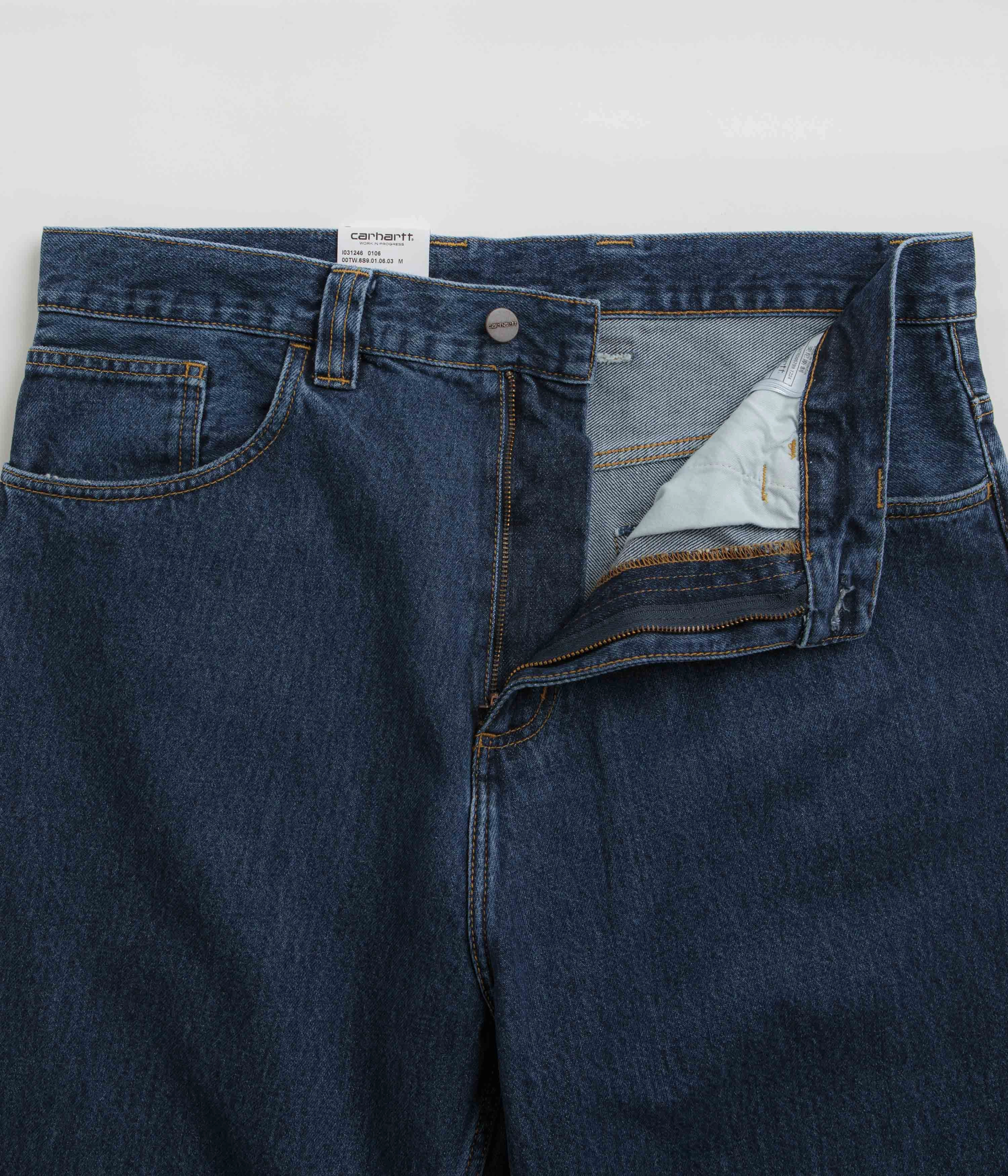 Office Wear ErgonomicStitching Carhartt Brandon Denim Pants - Blue Stone Wash