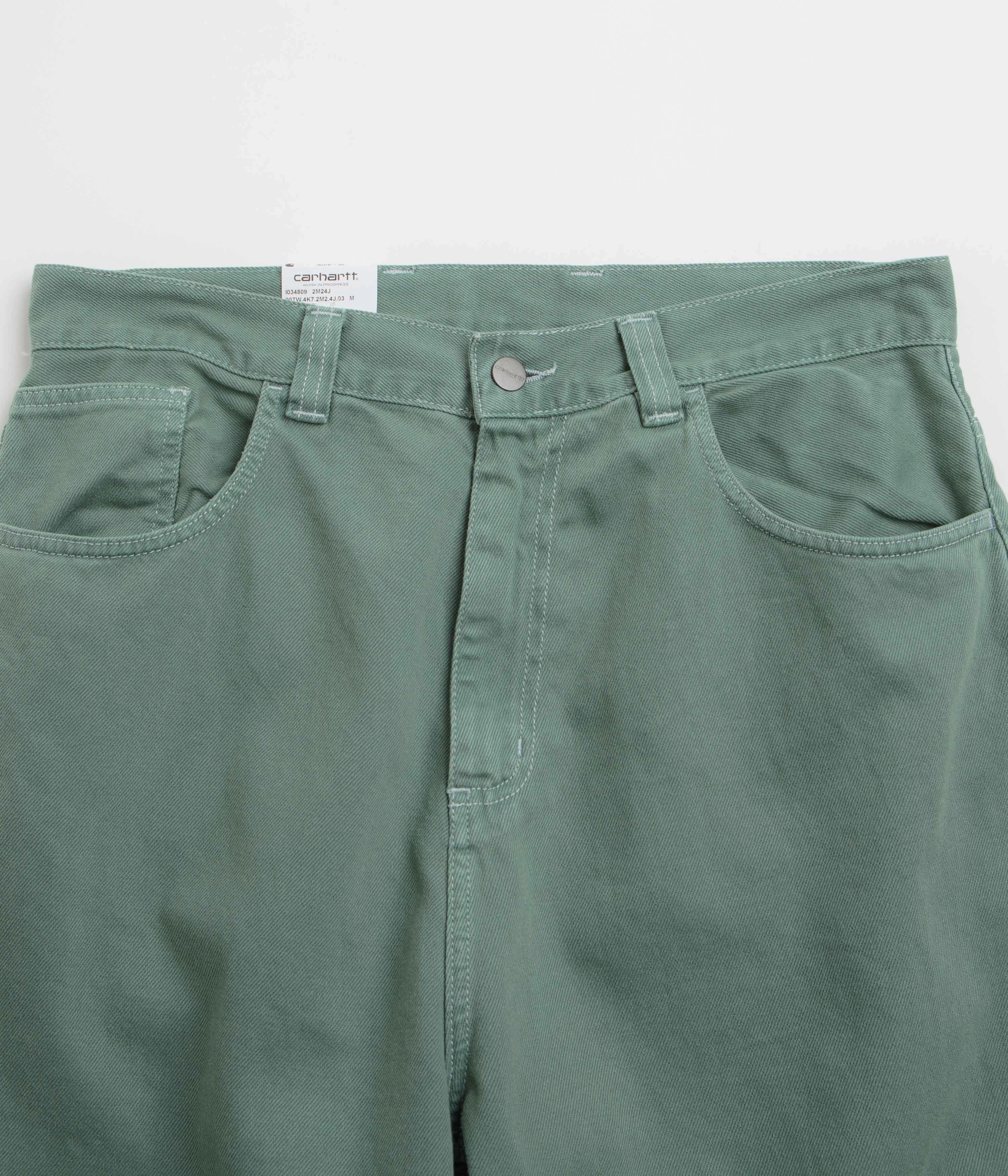 Outdoor Wear Carhartt Brandon Denim Pants - Silver Pine