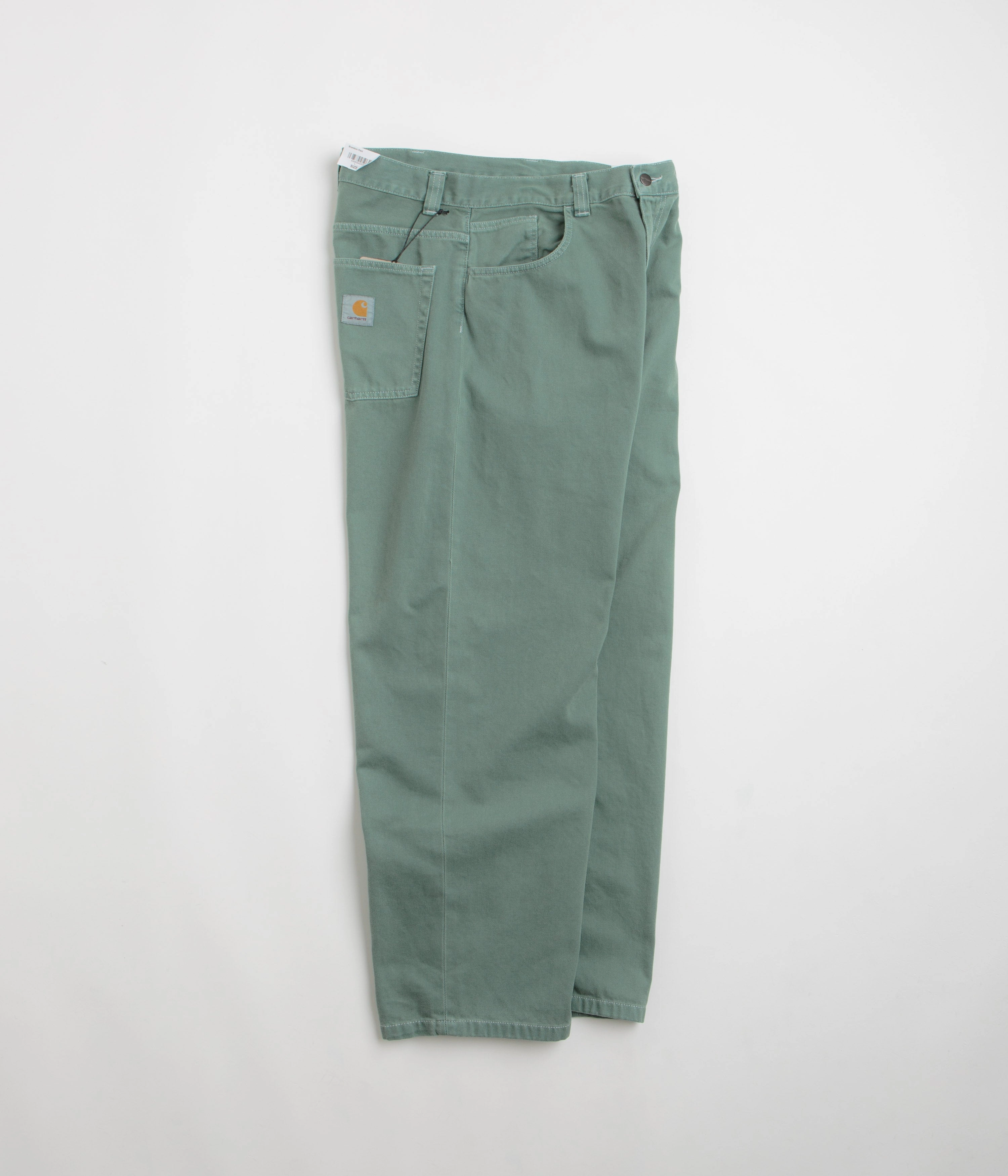 Stretch Panels Carhartt Brandon Denim Pants - Silver Pine