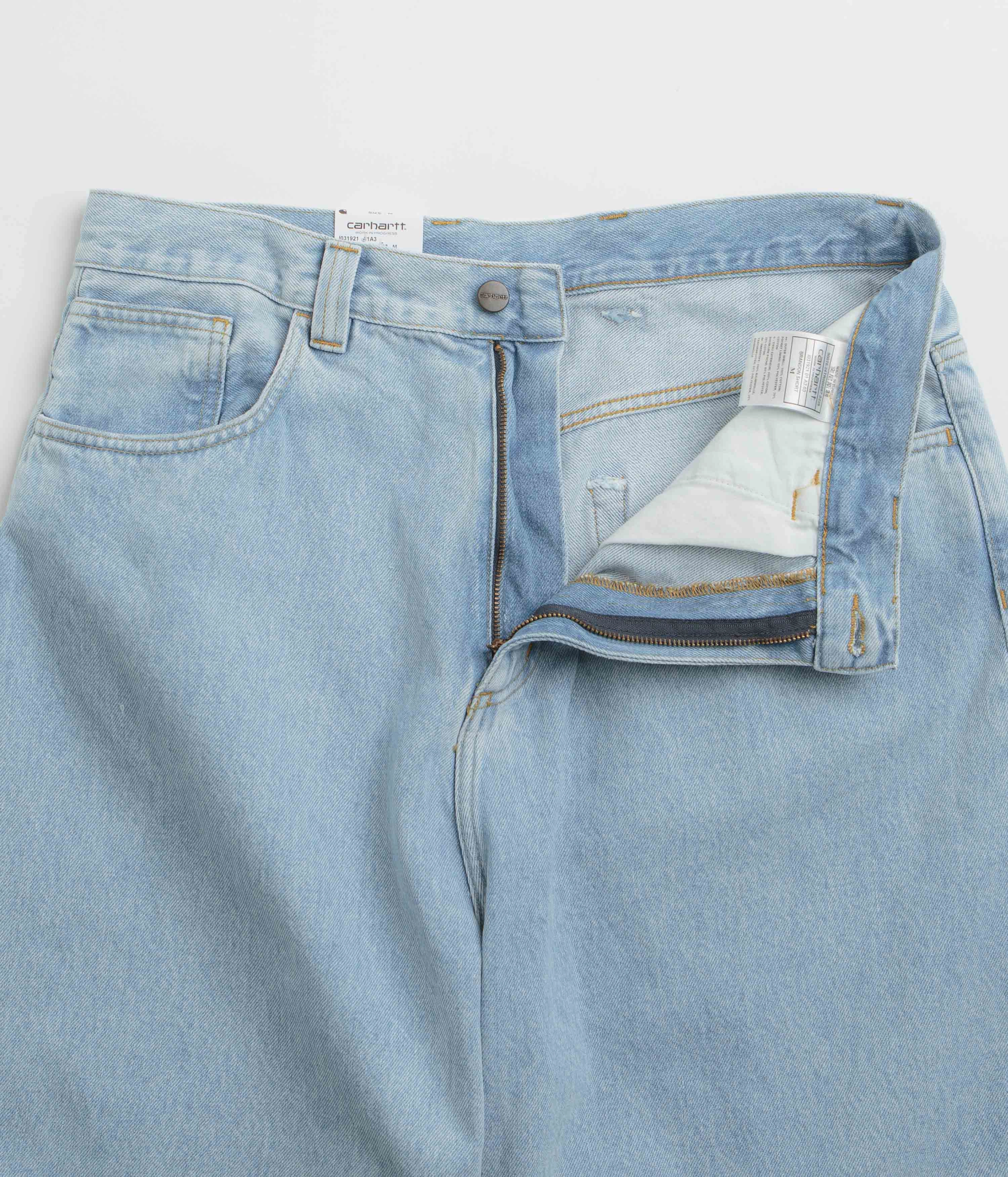 Carhartt Brandon Shorts - Blue Heavy Stone Bleach Quick Drying