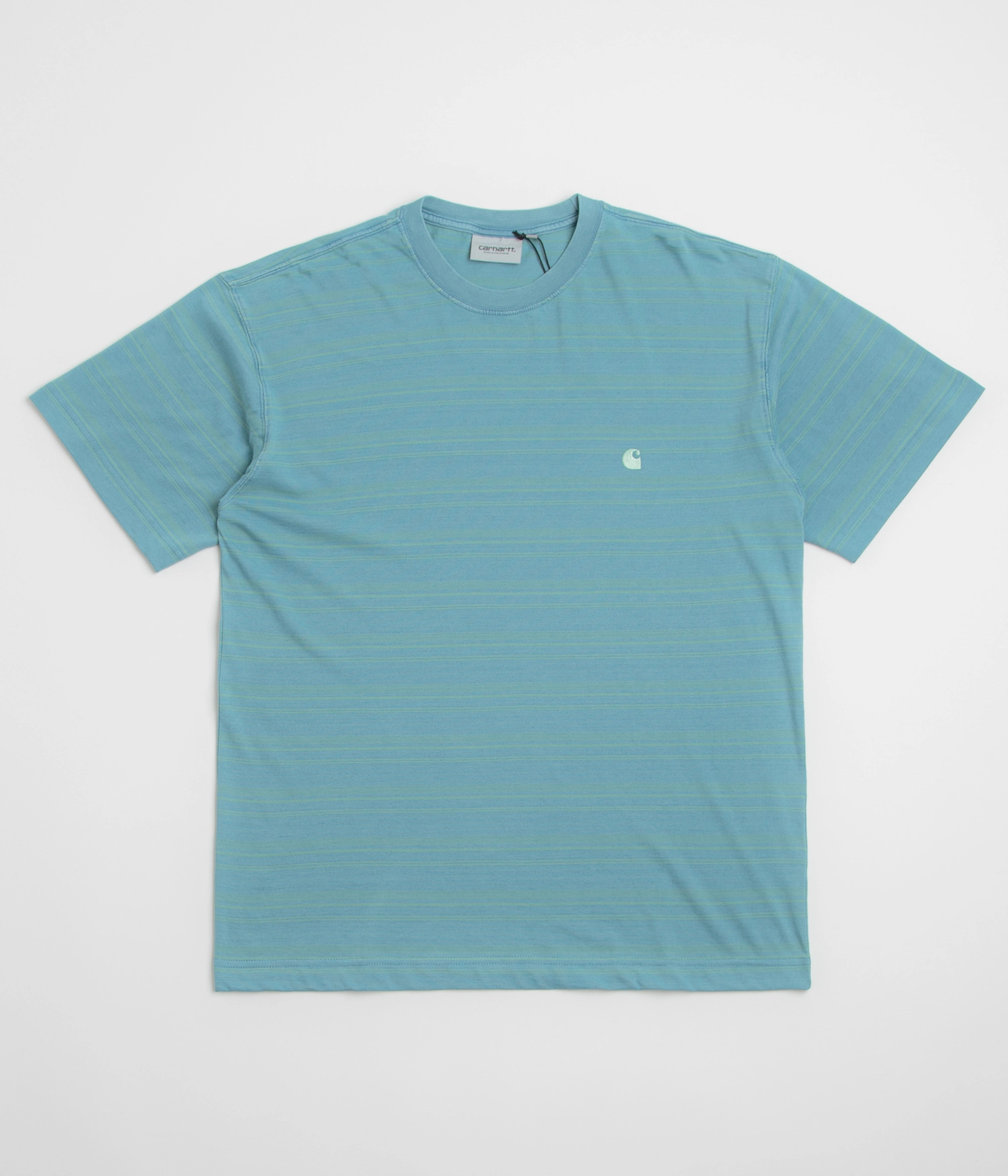 Carhartt Brodine T-Shirt - Brodine Stripe / Saguaro Side Vent Design