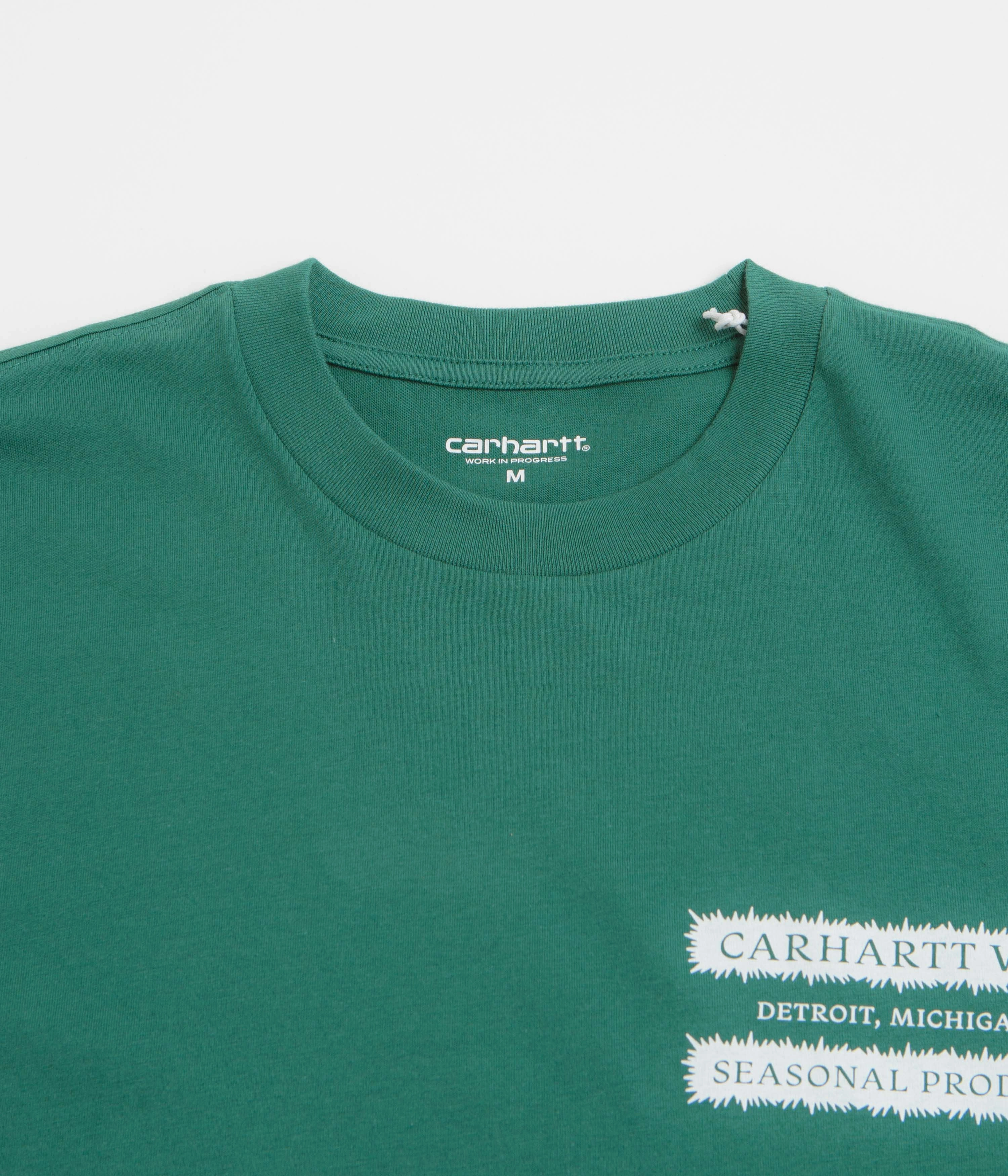Bold Style Carhartt Catalogue T-Shirt - Rainforest / White