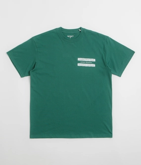 Eco-friendly Carhartt Catalogue T-Shirt - Rainforest / White