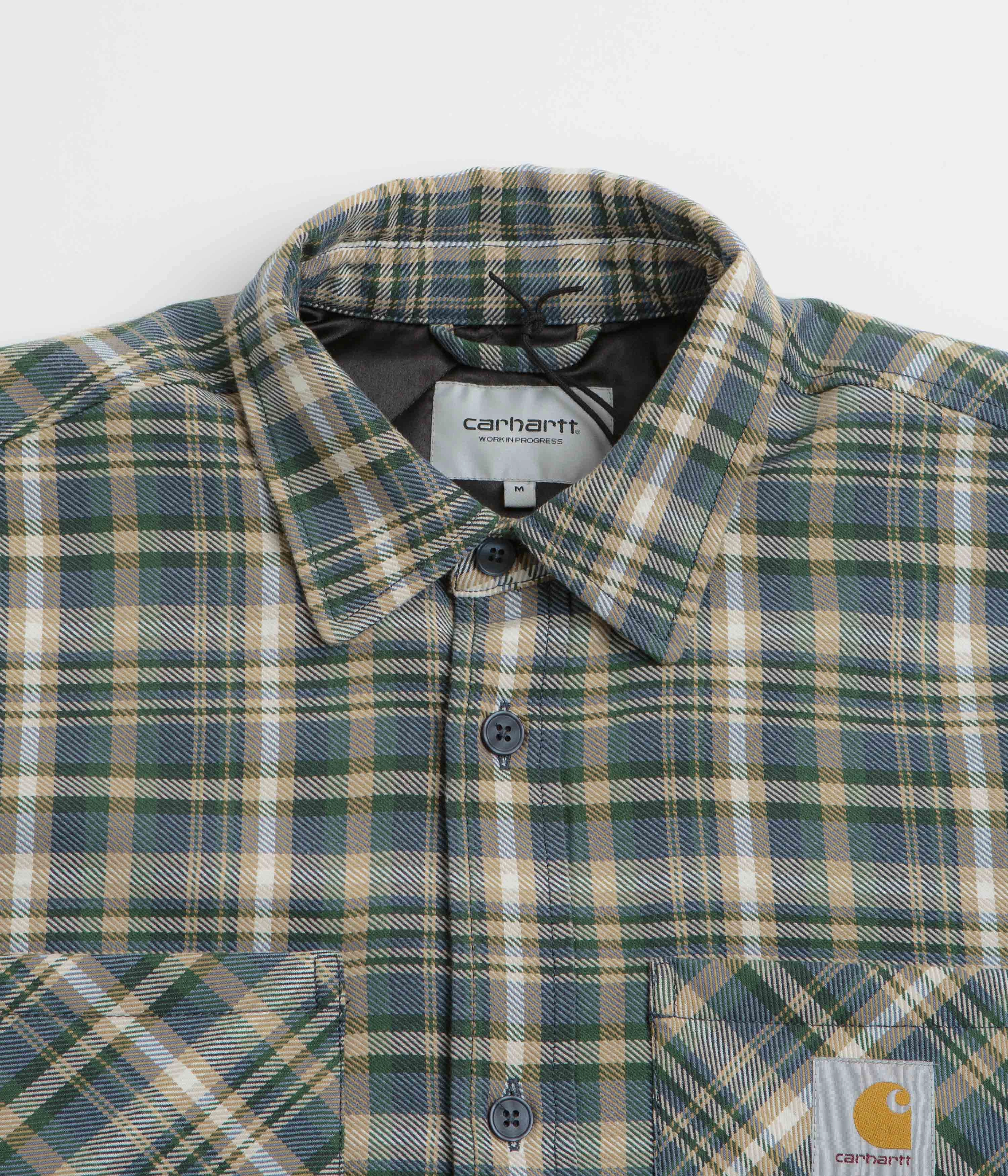 Functional Layer Piece ripstop fabric Carhartt Cronyn Shirt Jacket - Cronyn Check / Dark Navy