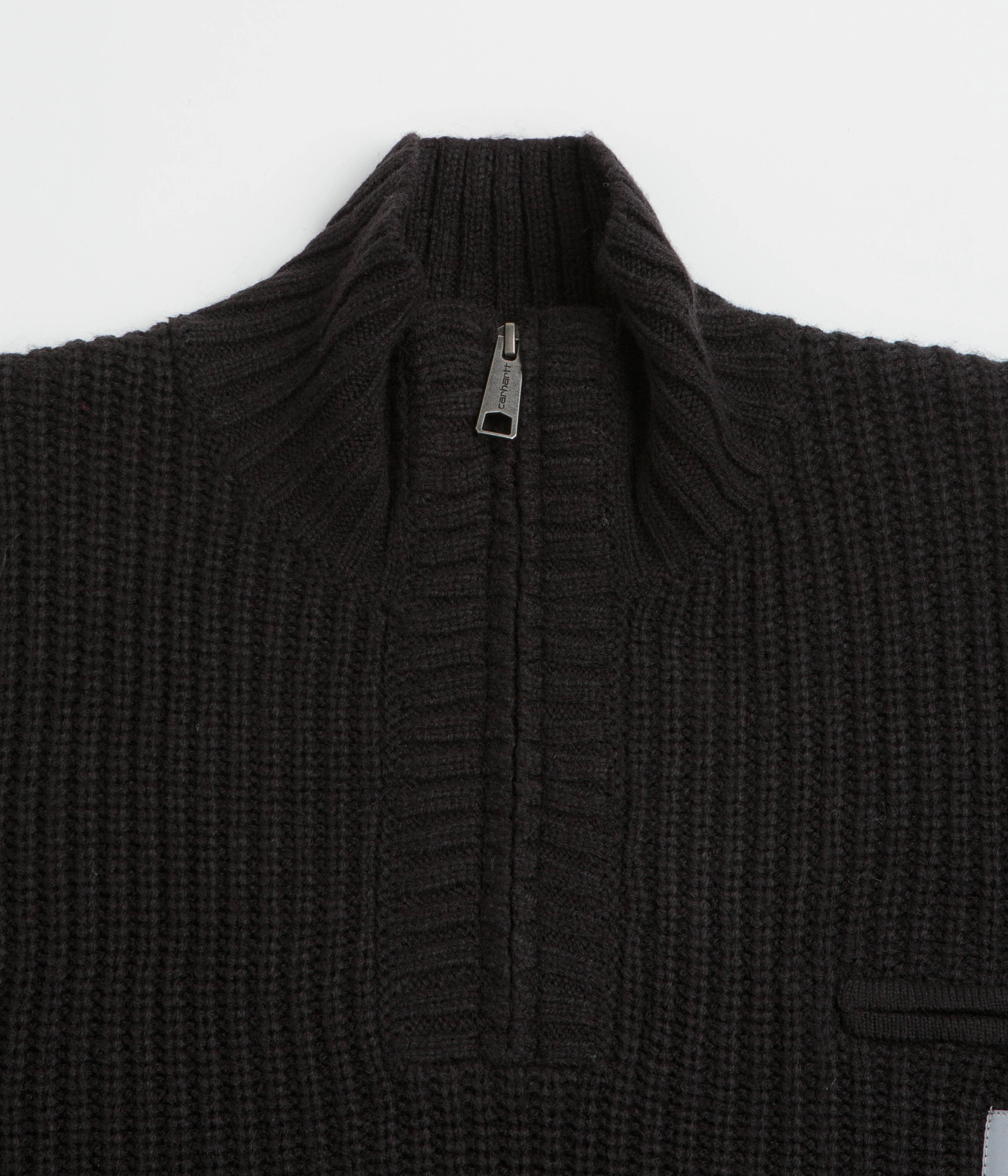 Carhartt Detroit Half Zip Sweatshirt - Black Perfectly Warm