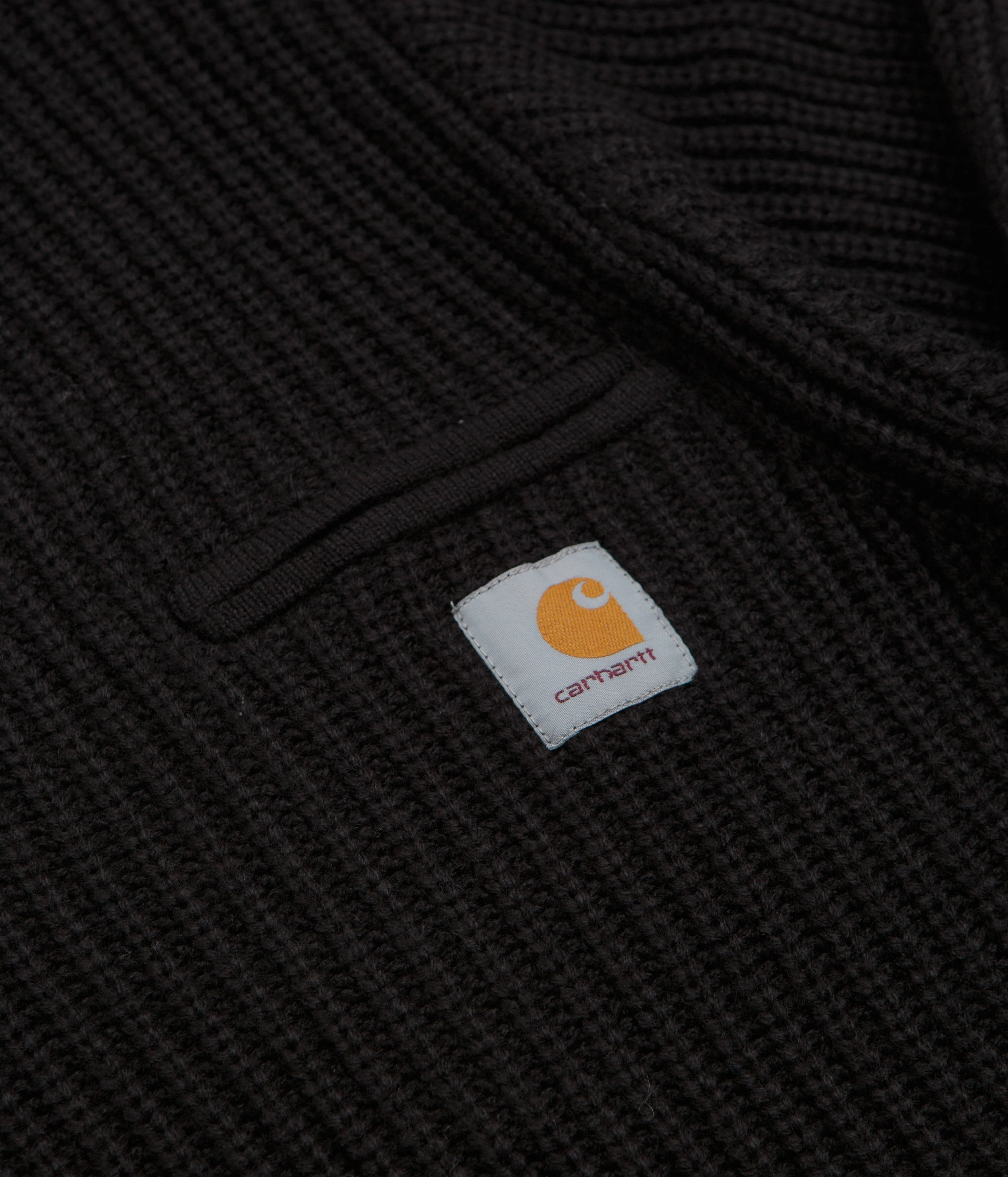 Simple Warmth Carhartt Detroit Half Zip Sweatshirt - Black