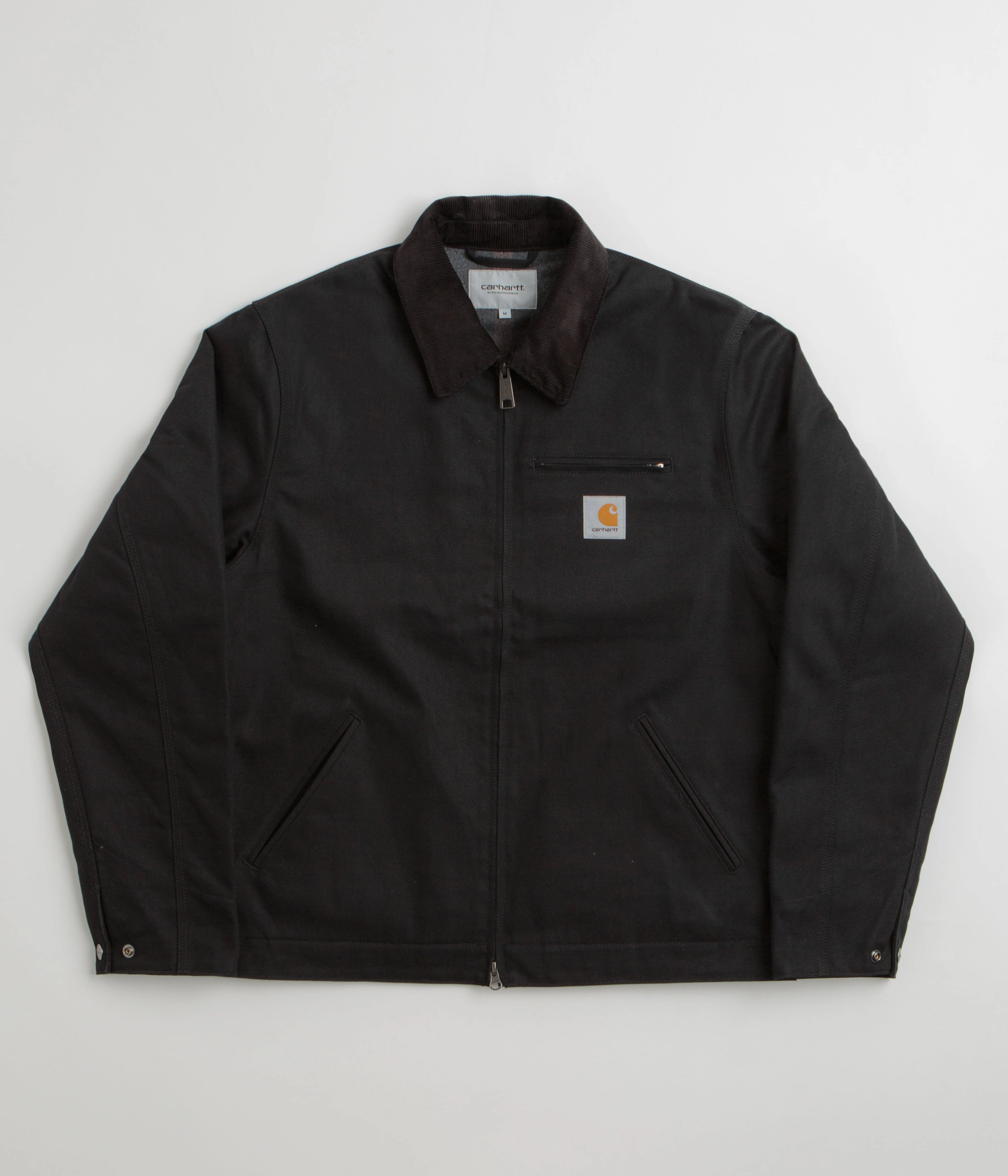 Carhartt Detroit Jacket - Black / Black Rigid Travel Commuter Layer Top Guard
