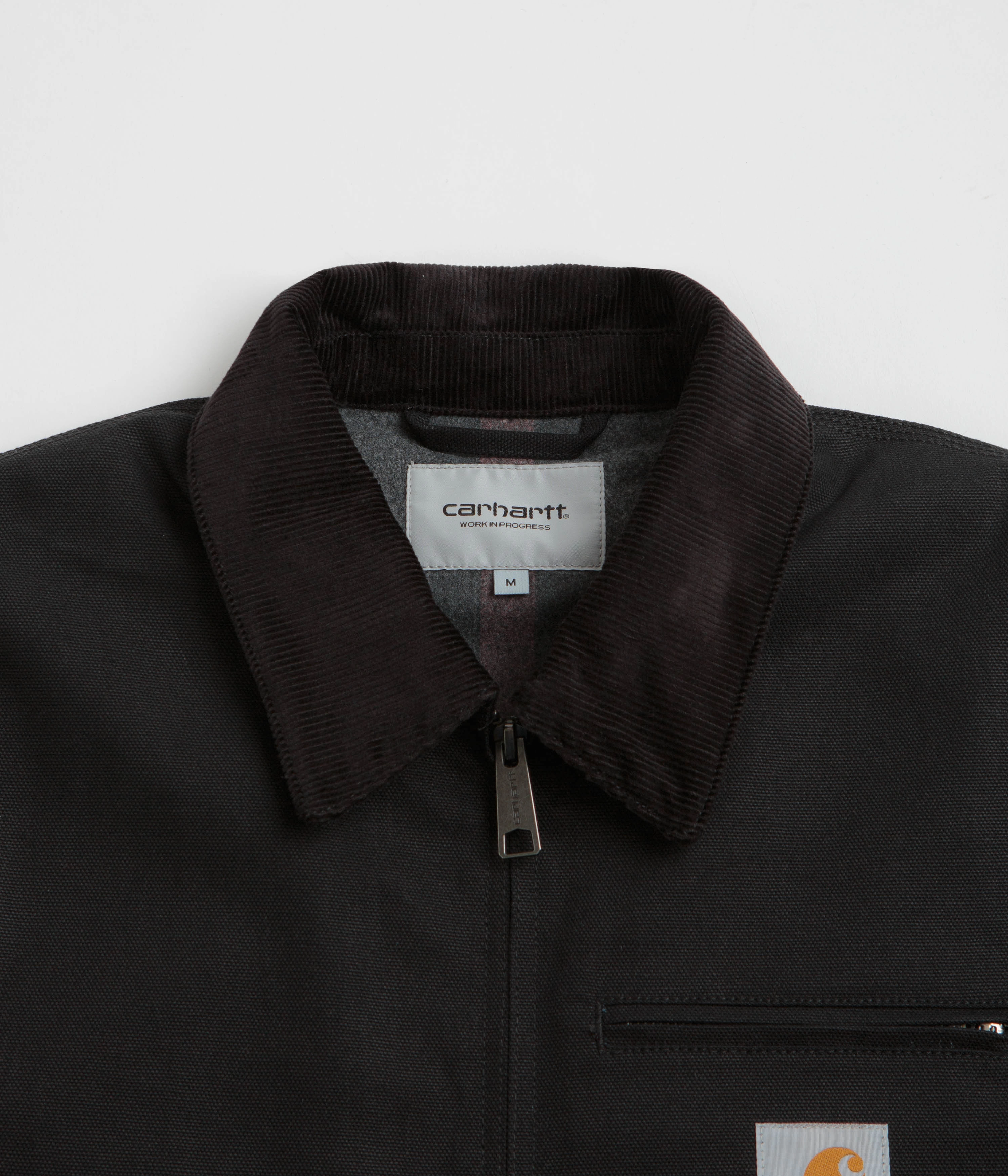 Modern Minimal Carhartt Detroit Jacket - Black / Black Rigid