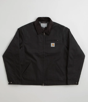 Carhartt Detroit Jacket - Black / Black Rigid Travel Commuter Layer Top Guard