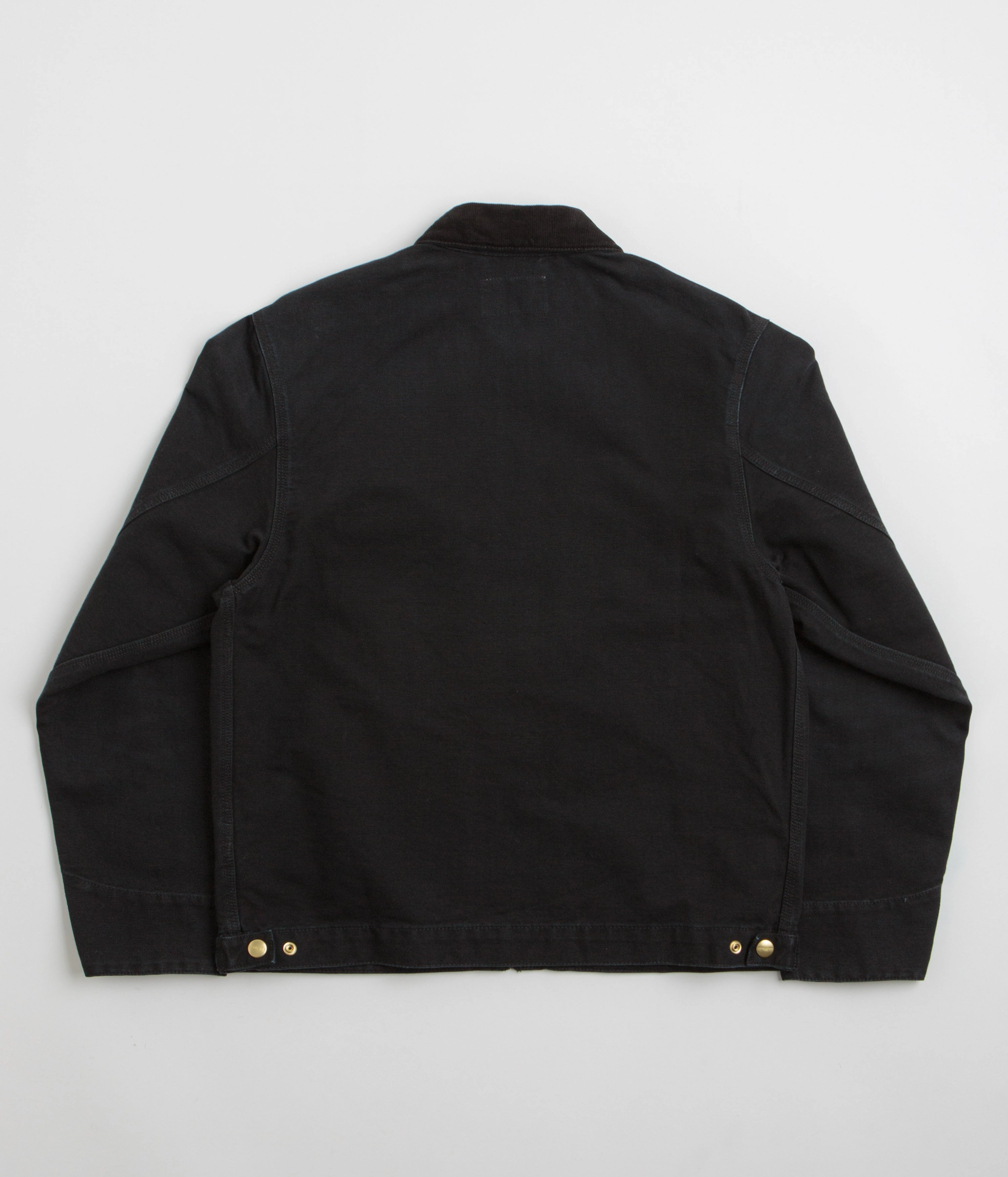 Eco Conscious Production Smart Casual Carhartt Detroit Jacket - Black / Black Stone Canvas