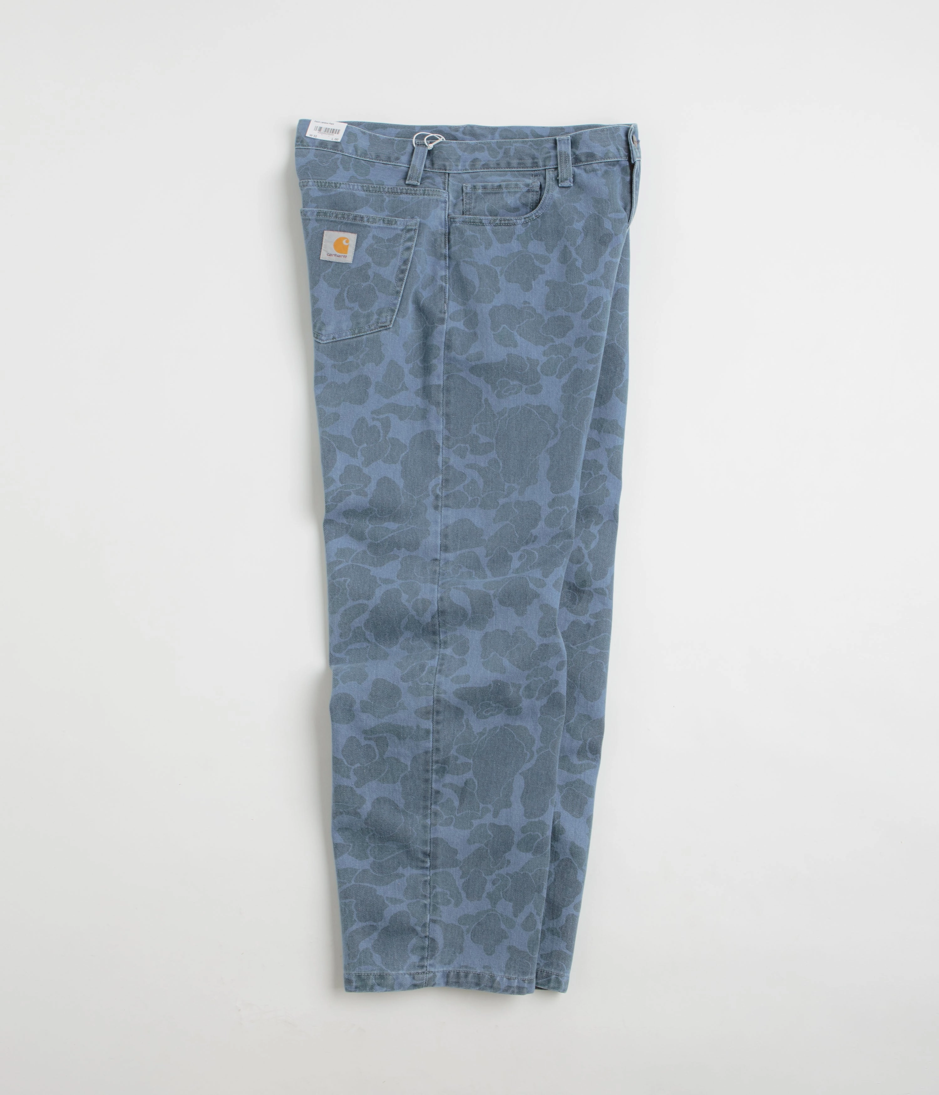 Everyday Comfort Fit Carhartt Duck Landon Pants - Camo Duck / Blue Bleached