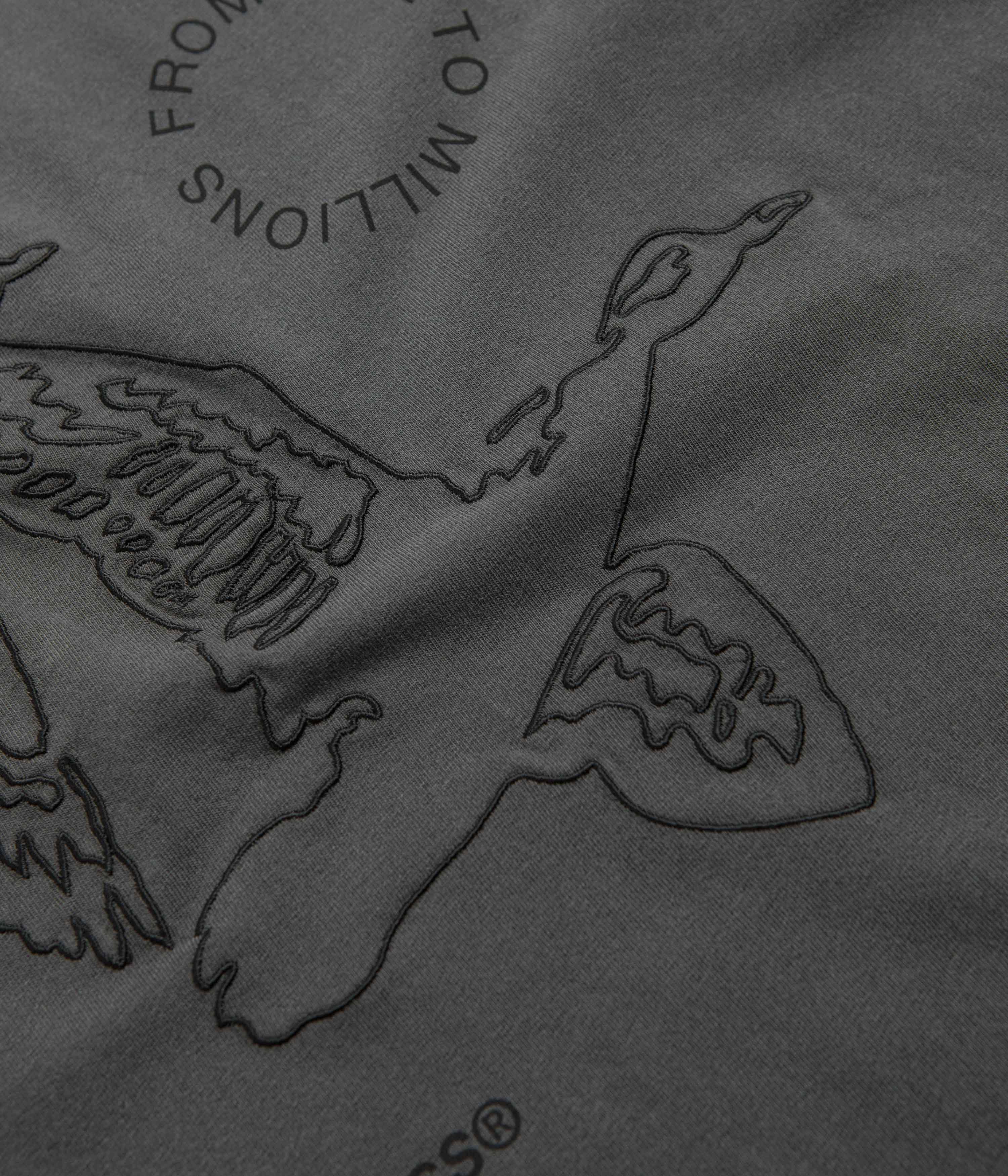 Carhartt Flying Ducks T-Shirt - Graphite Simple Chic Heather Jersey Material
