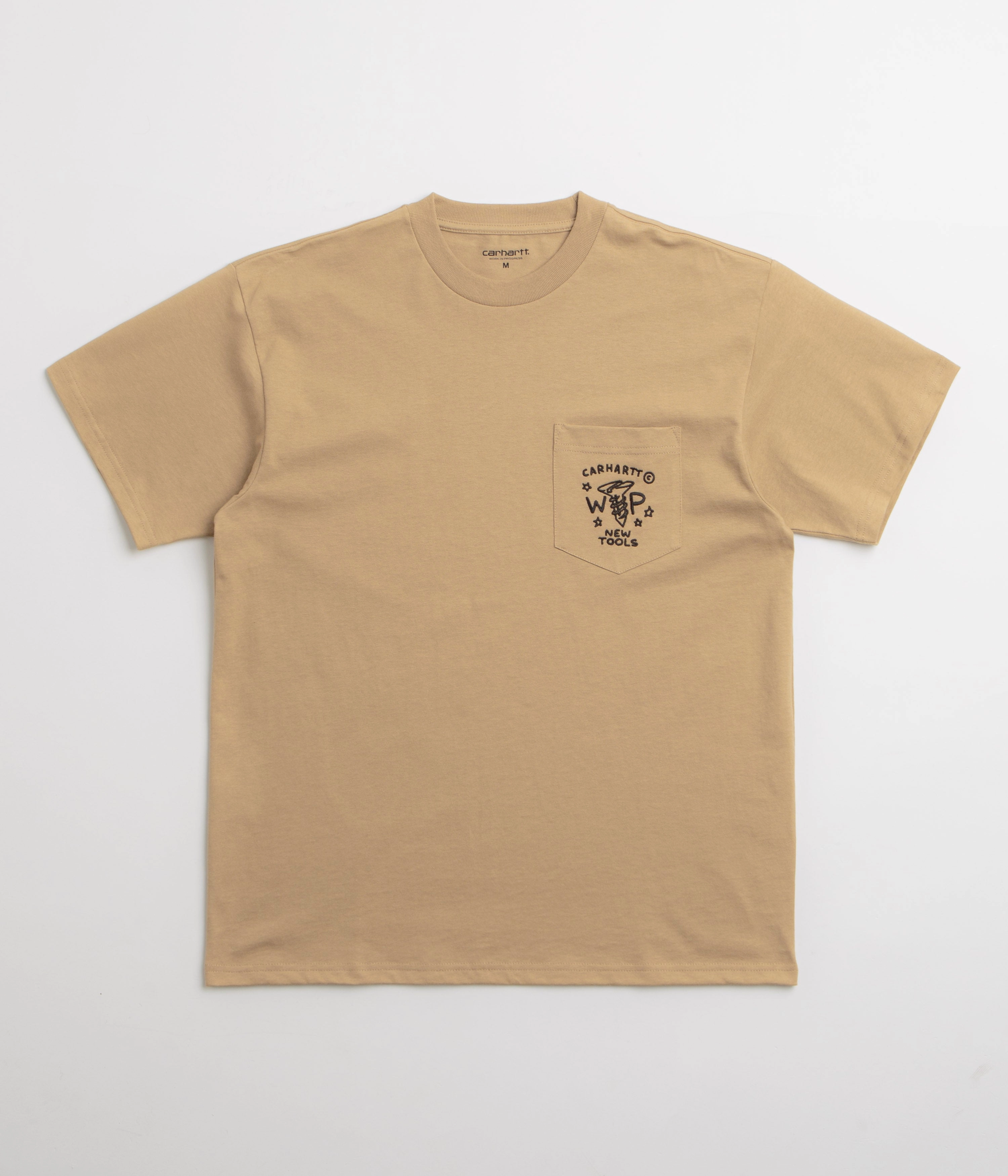 Effortless Layer Timeless Wear Carhartt Fragments Pocket T-Shirt - Dusty Hamilton Brown / Black