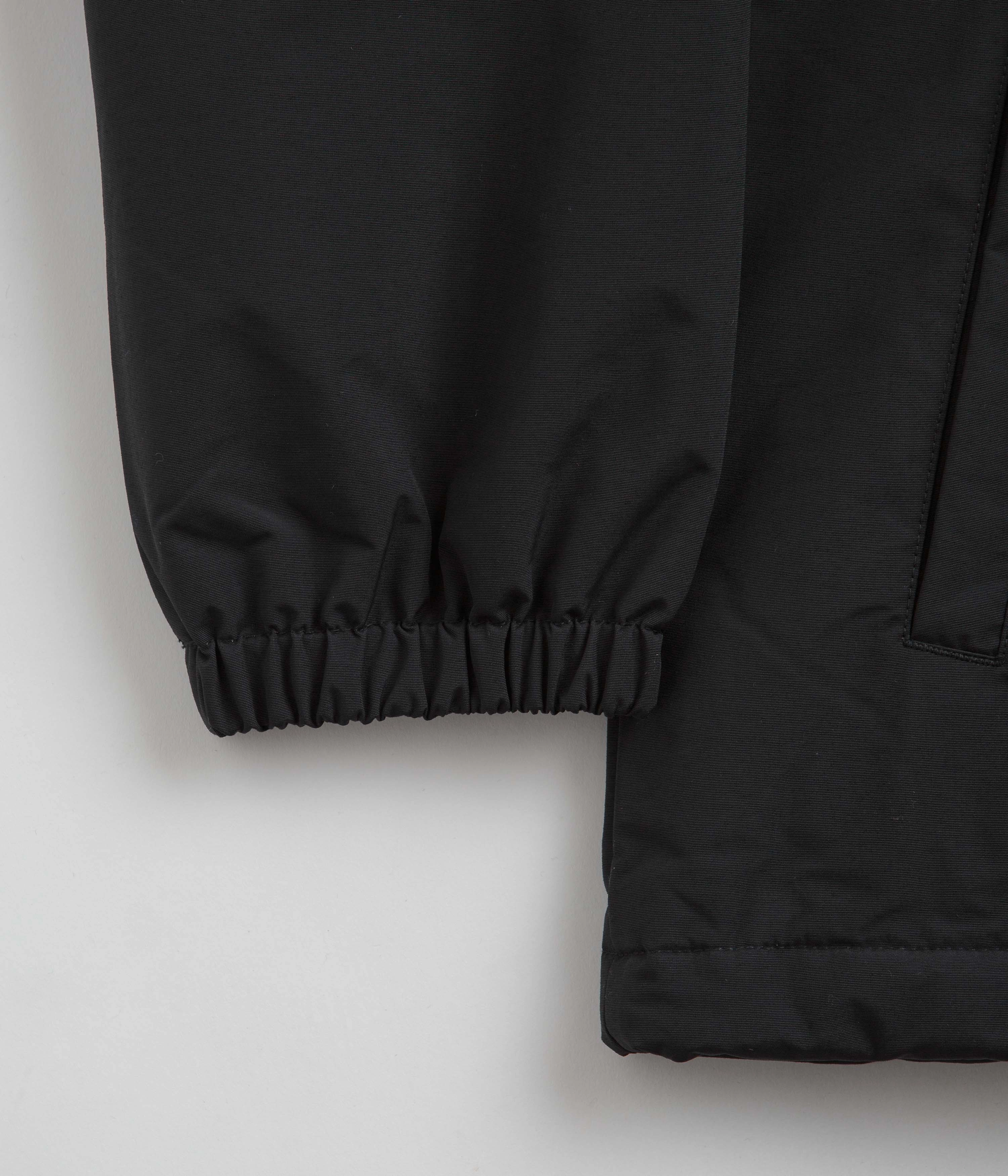Carhartt Hooded Coach Jacket - Black / White Ultra Compact Packing Design Fire Retardant Treated Fabric