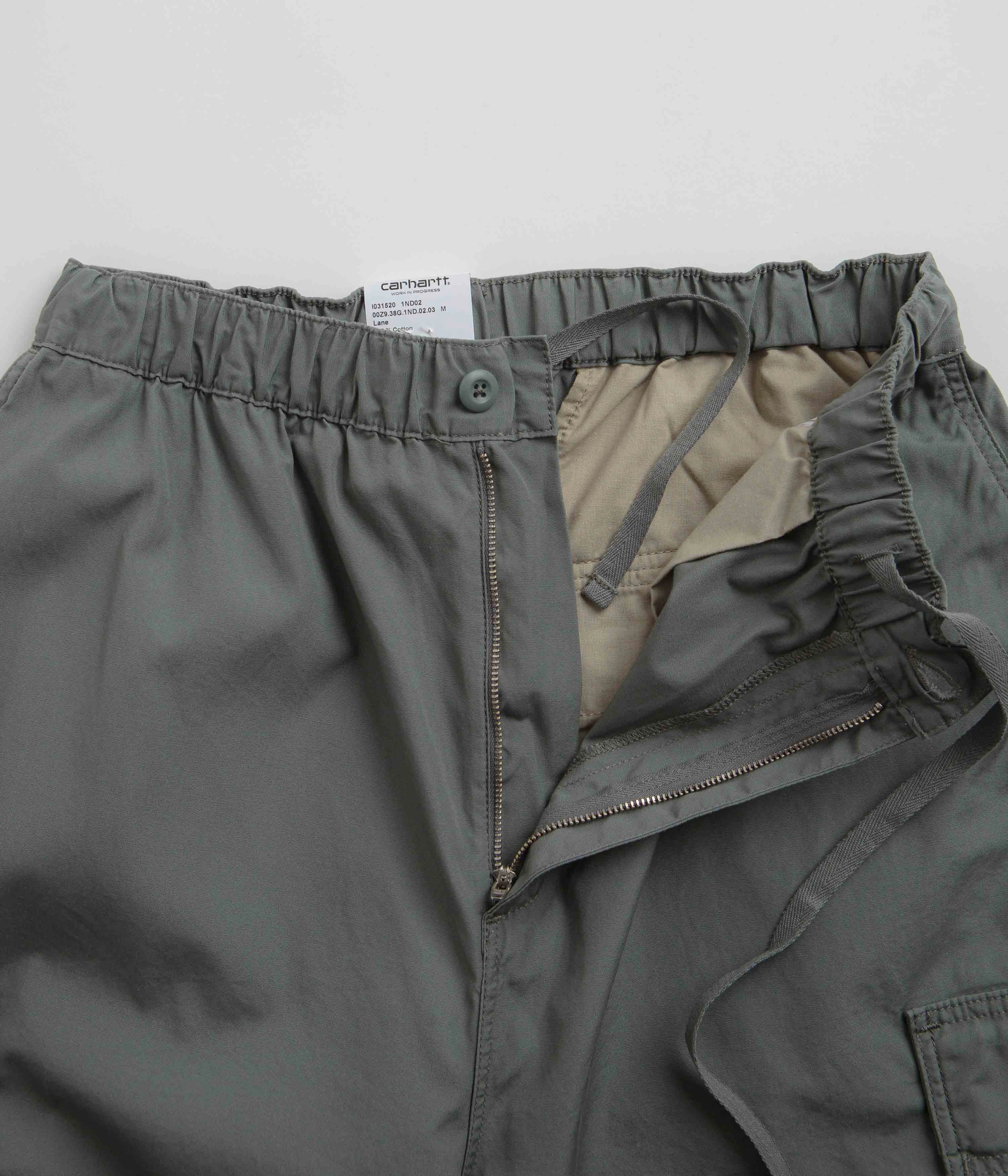 Carhartt Jet Cargo Pants - Smoke Green Flattering Comfort
