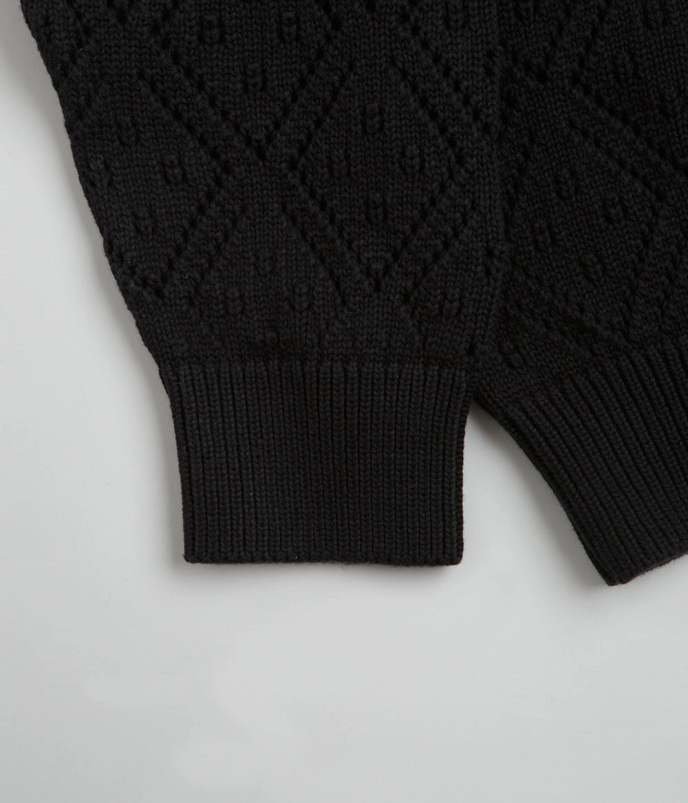 Casual Vibes Relaxed Knit Carhartt Kaley Sweatshirt - Black