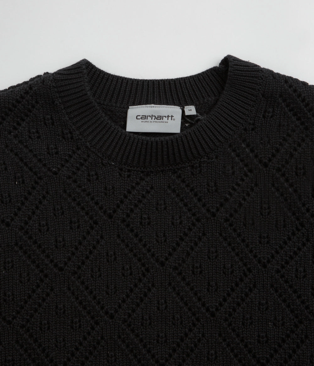 Warm and Cozy Premium Cotton Blend Carhartt Kaley Sweatshirt - Black