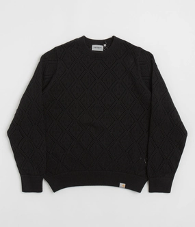 Carhartt Kaley Sweatshirt - Black Cozy Fabric