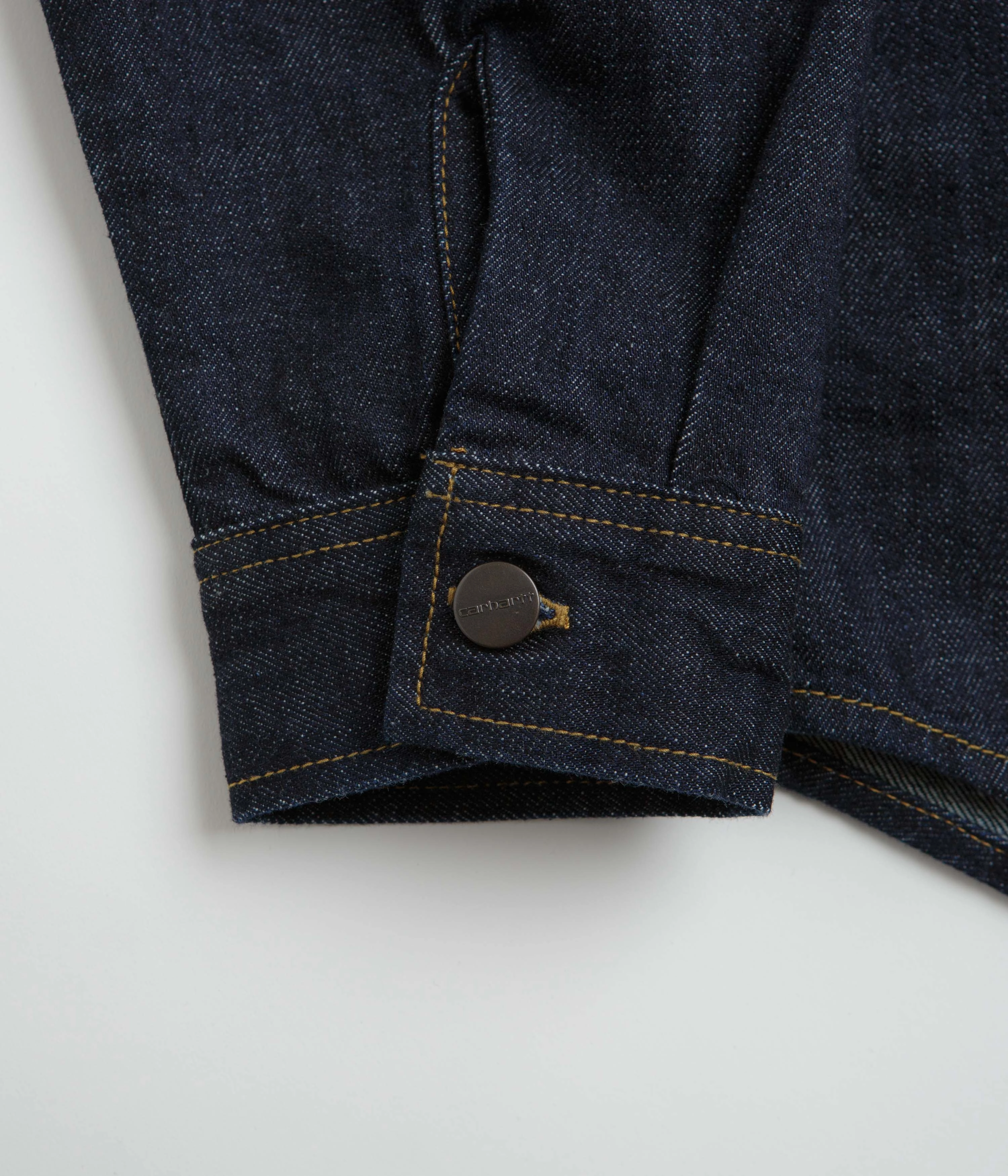 Carhartt Lincoln Shirt Jacket - Blue Rinsed Roll up sleeves