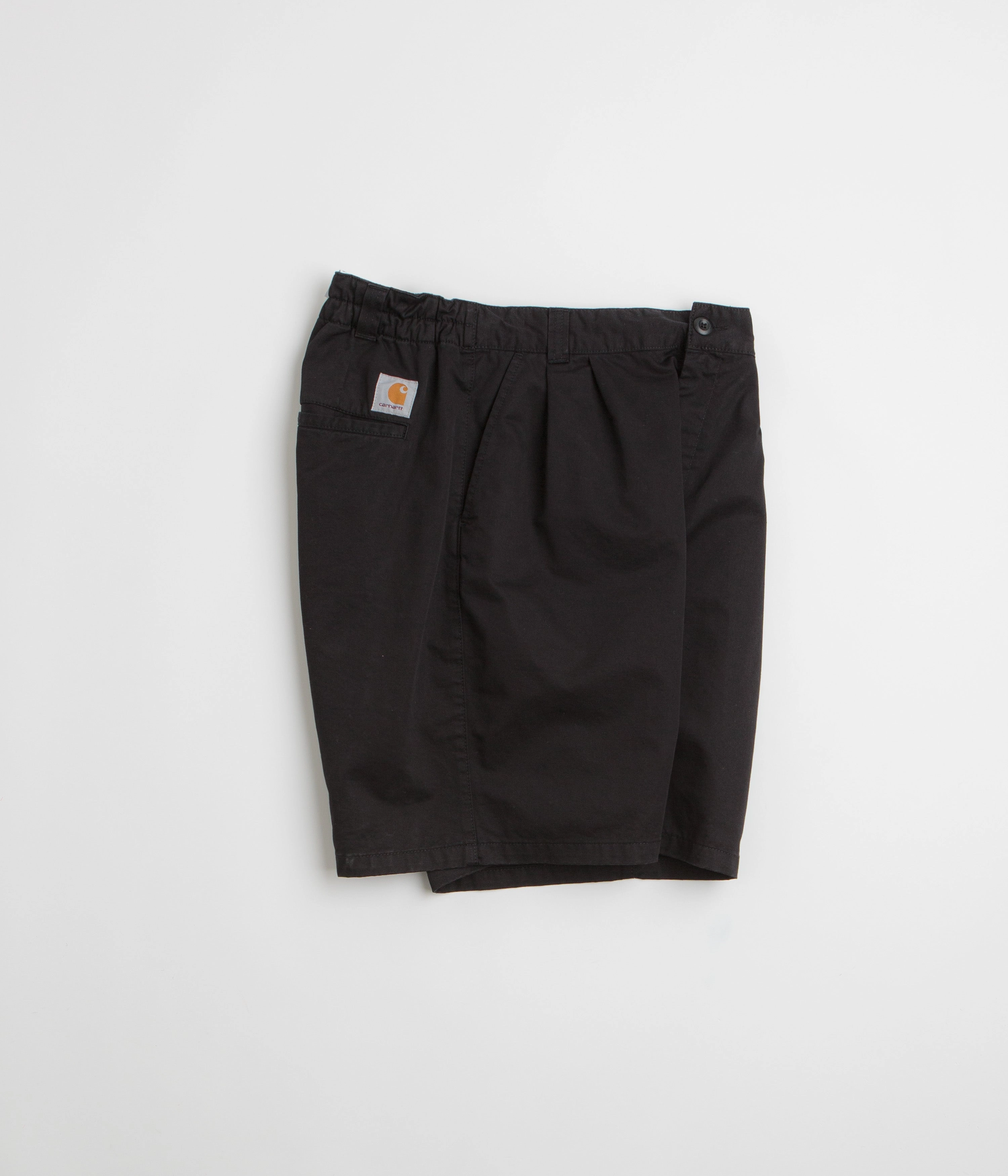 Carhartt Marv Shorts - Black Lightweight Fabric
