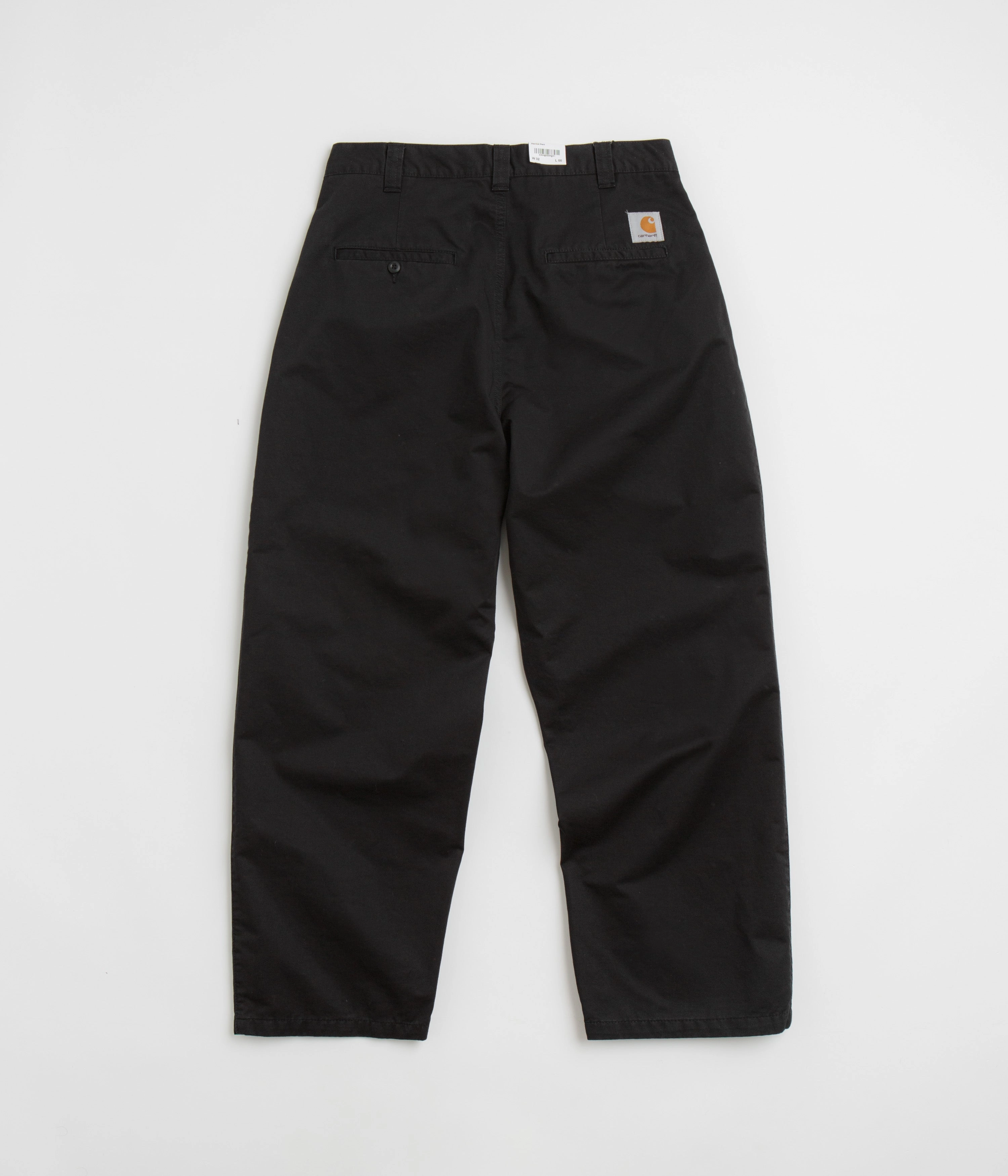 Windproof coating tailored look Carhartt Merrick Pants - Stone Washed Black