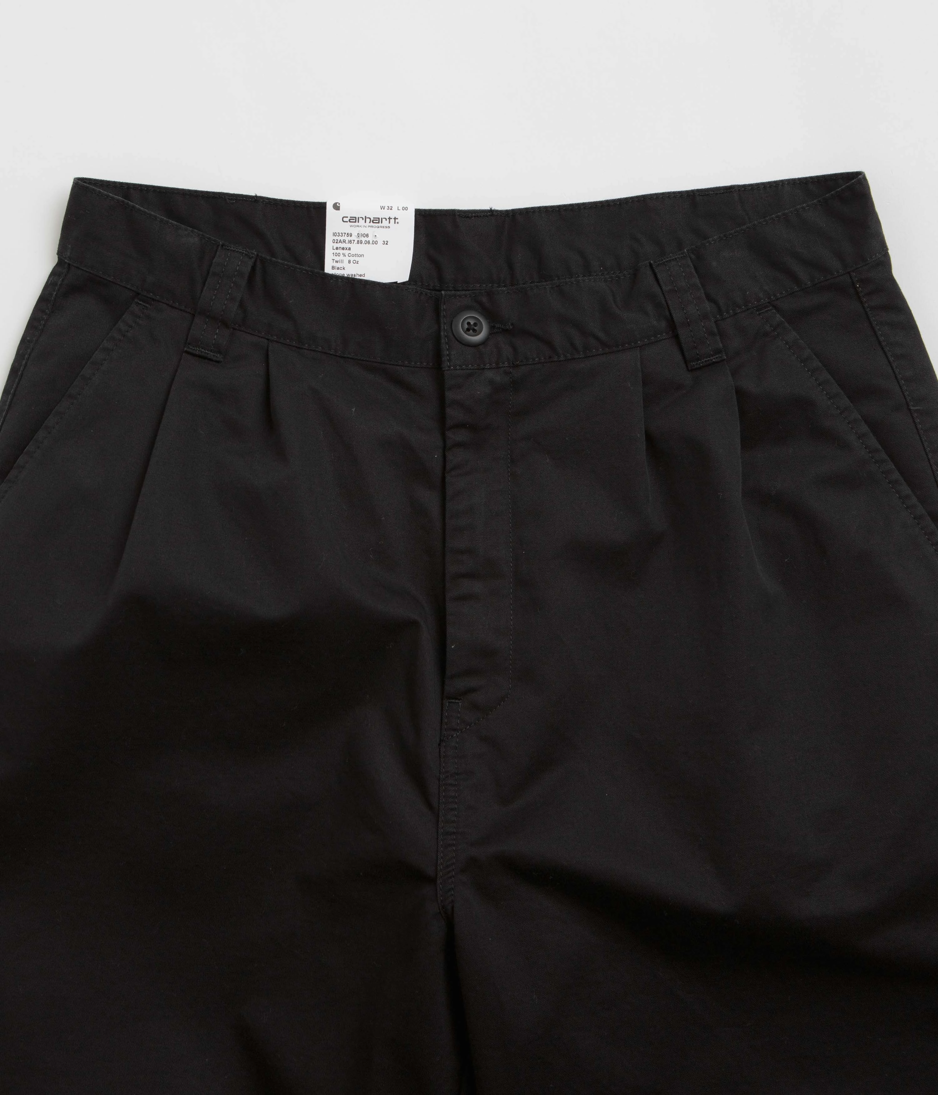 Carhartt Merrick Pants - Stone Washed Black Airy Feel