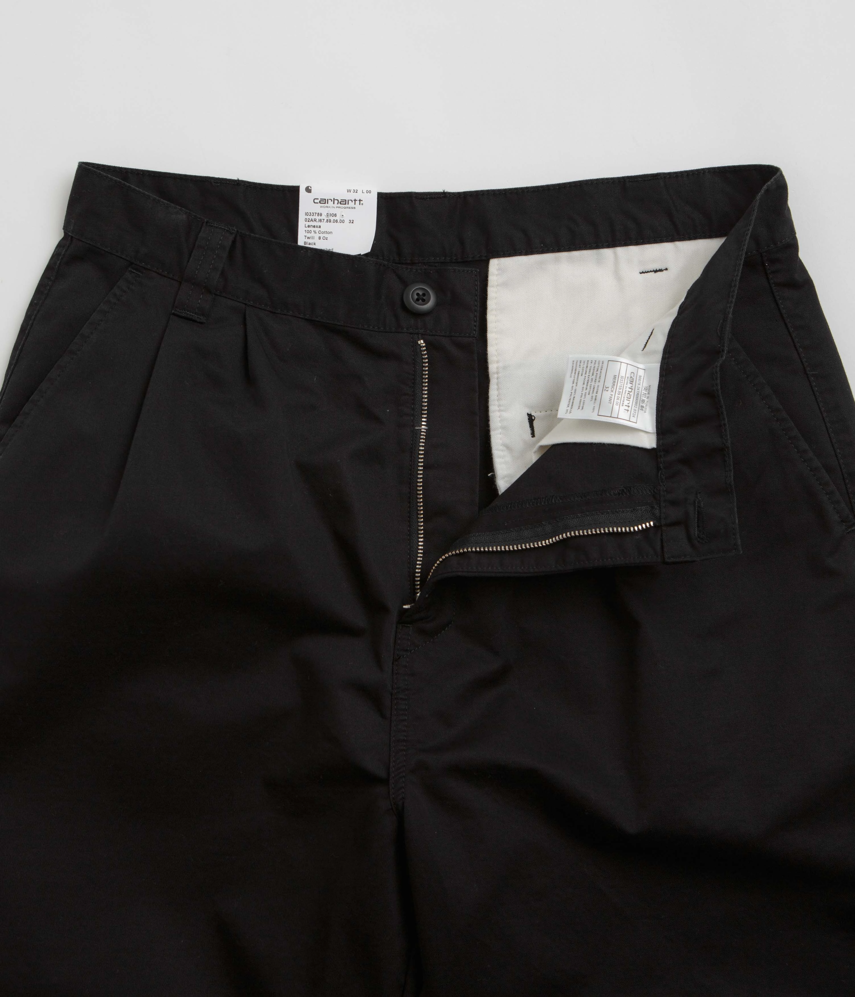 Light support Carhartt Merrick Pants - Stone Washed Black