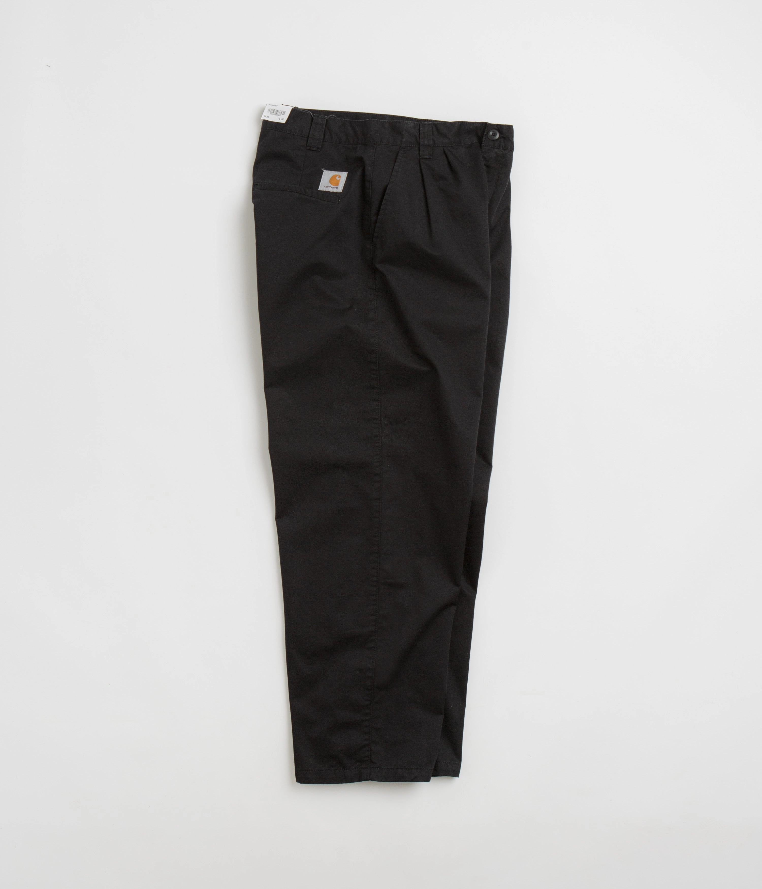 Carhartt Merrick Pants - Stone Washed Black Stretch Movement