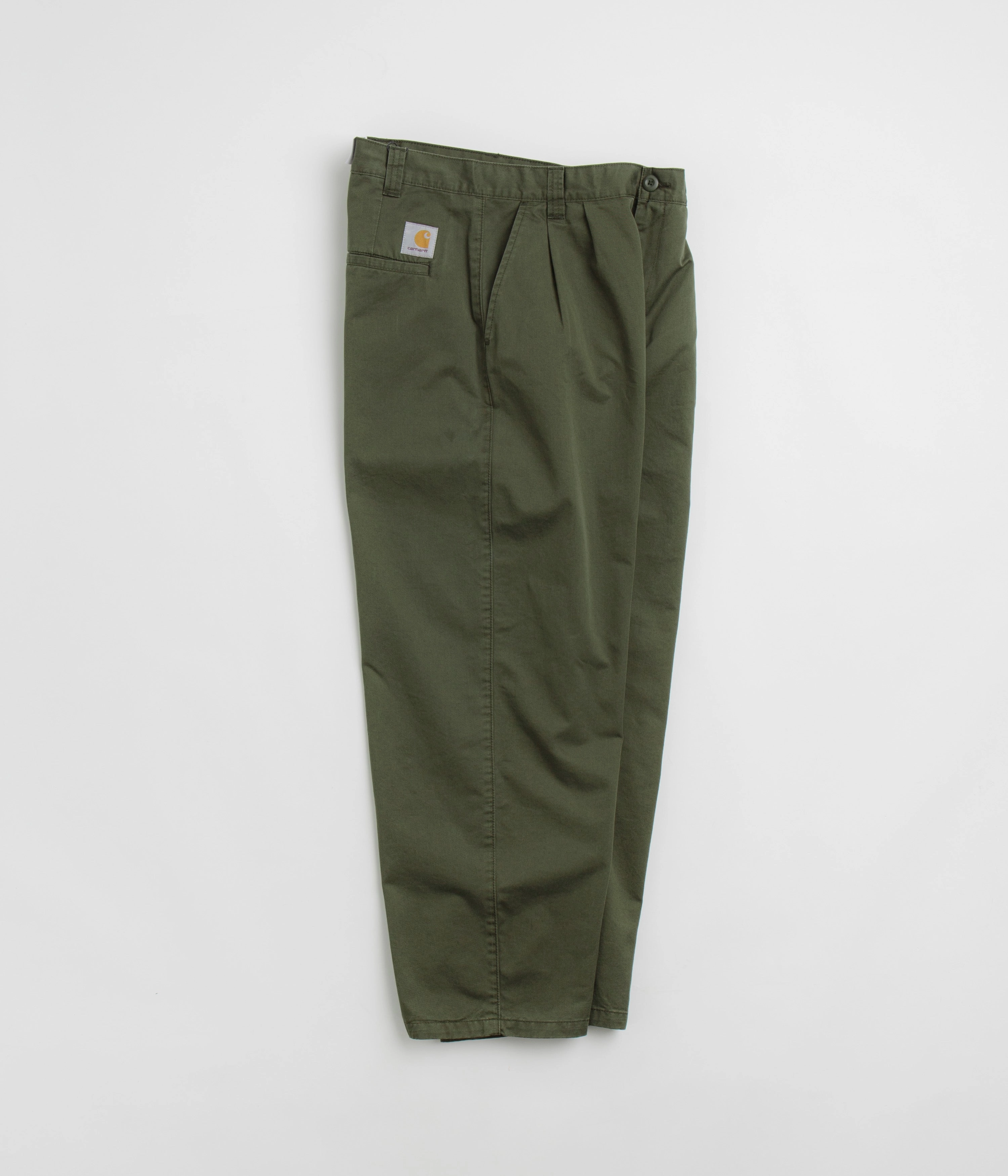 Carhartt Merrick Pants - Stone Washed Office Green FourWayStretch Outdoor Comfort Fit