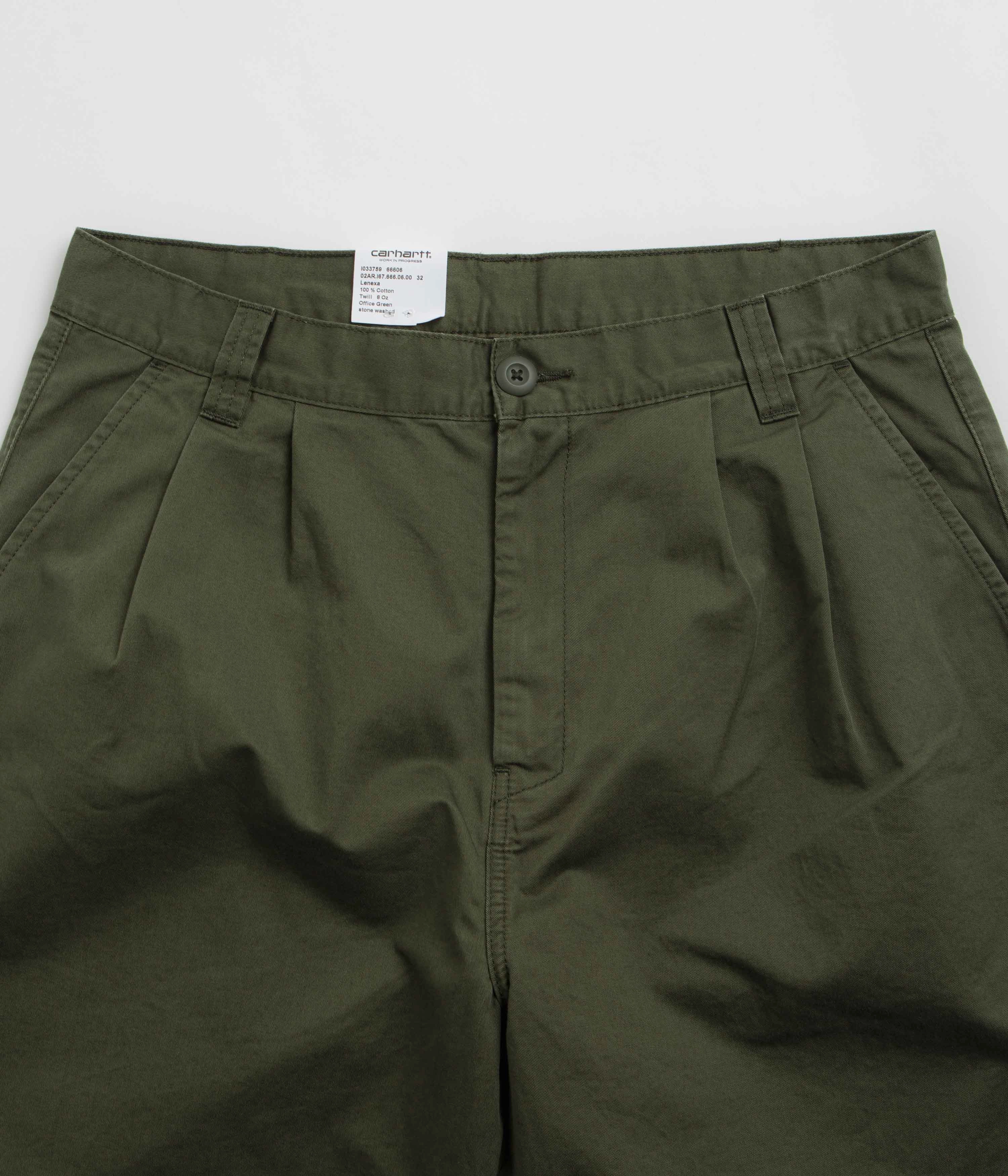Active Look Carhartt Merrick Pants - Stone Washed Office Green