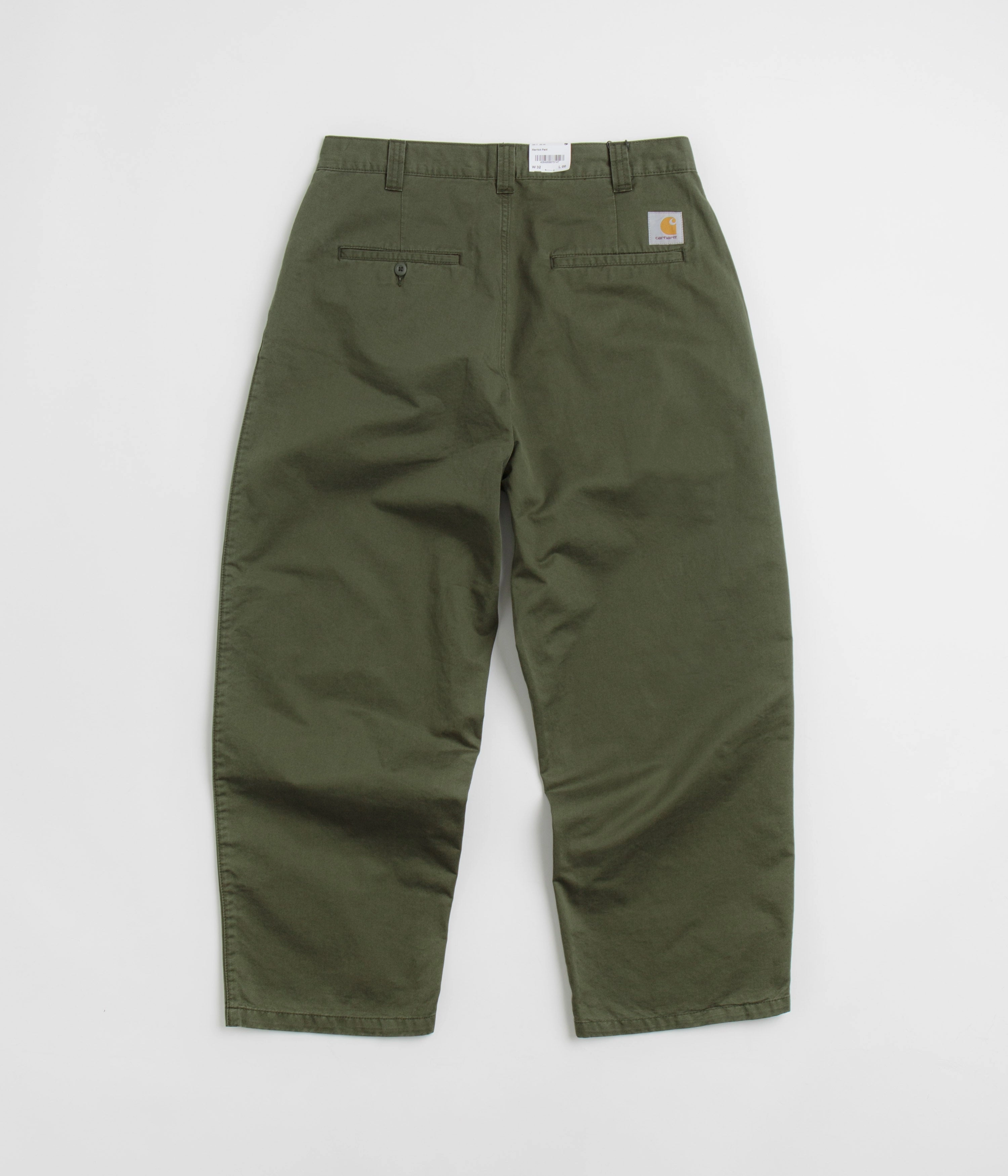Carhartt Merrick Pants - Stone Washed Office Green HypoallergenicFabric Seasonless wear
