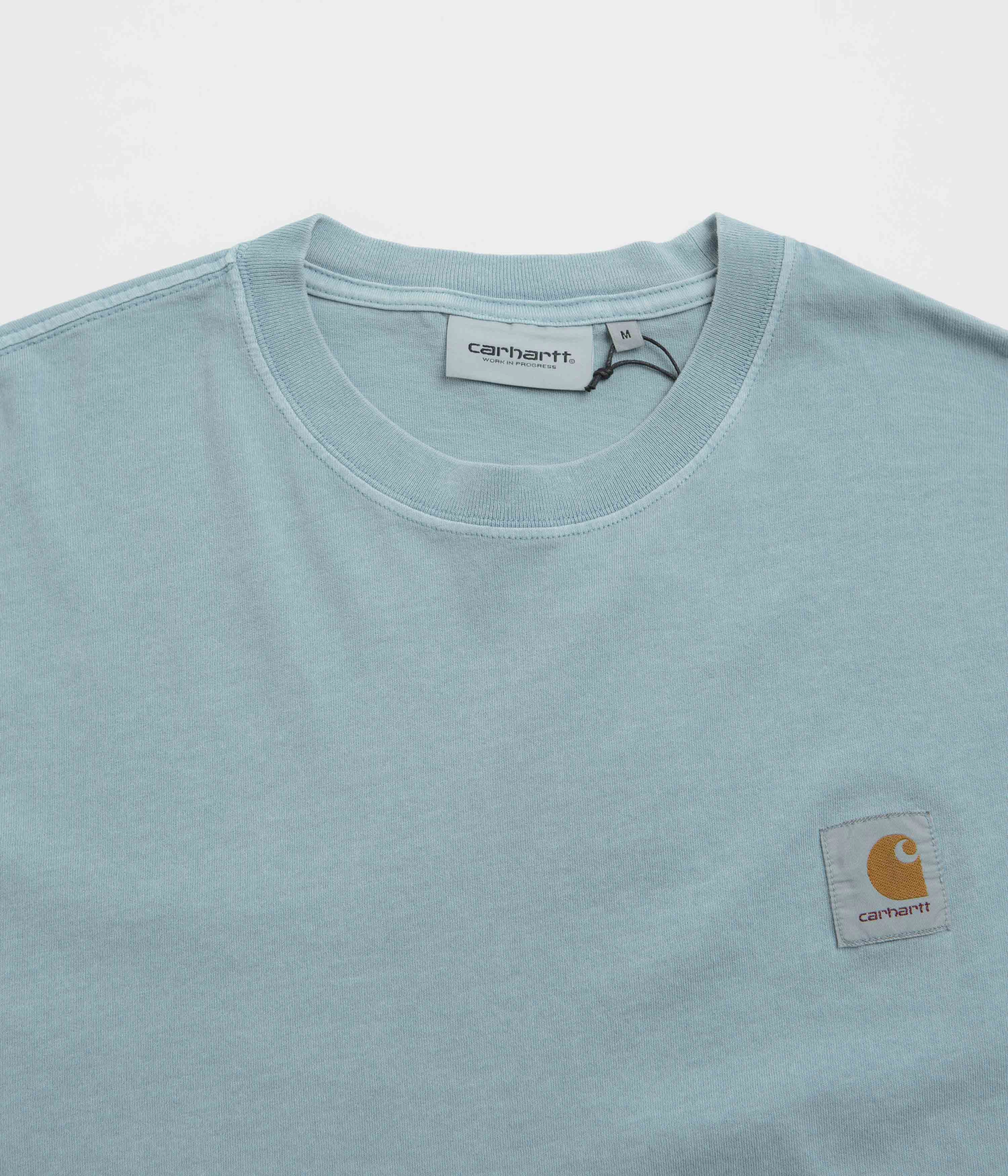Low Environmental Impact Everyday Layering Carhartt Nelson T-Shirt - Clay Blue