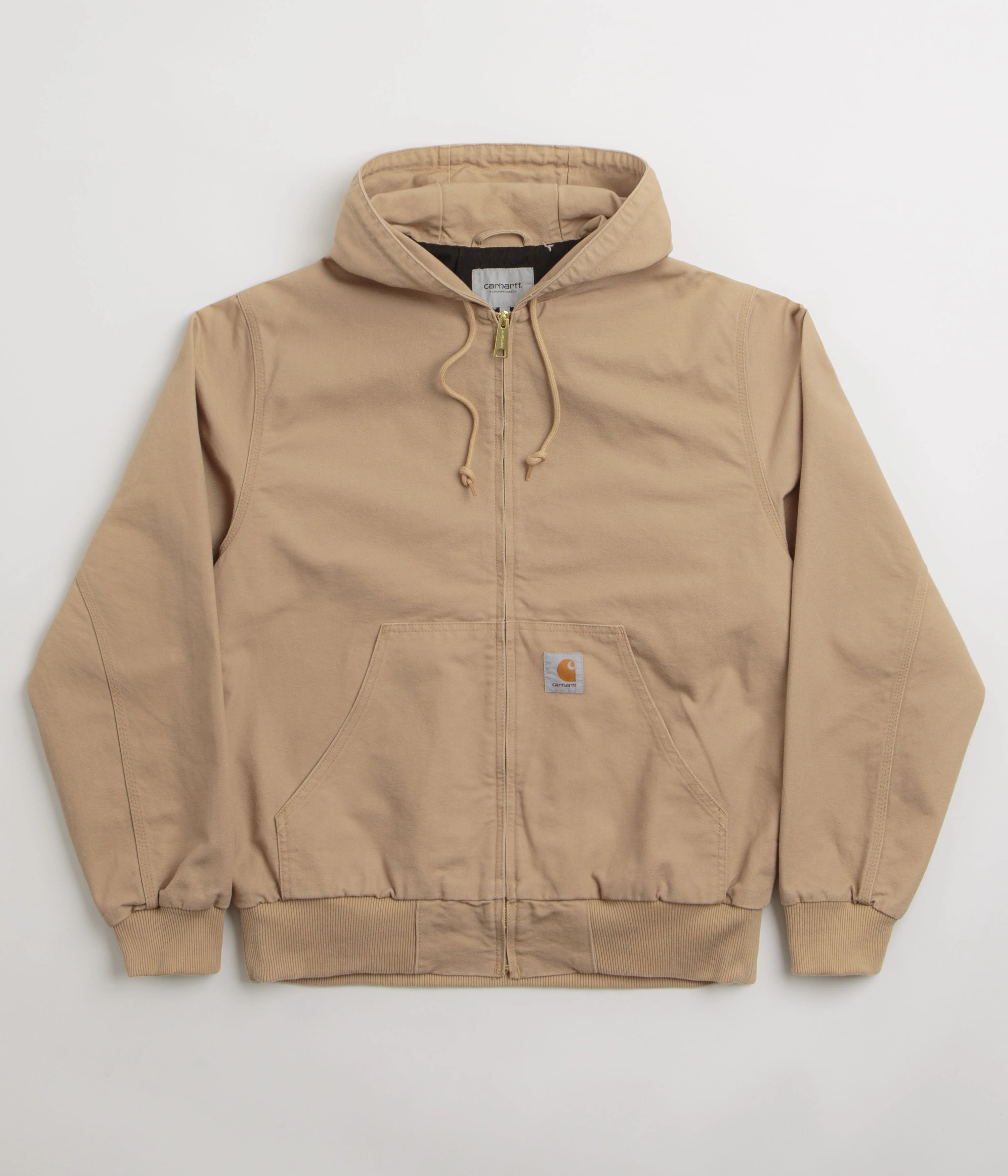 Carhartt OG Active Jacket - Dusty Hamilton Brown Rinsed Casual Outdoor Look Ventilation Vents