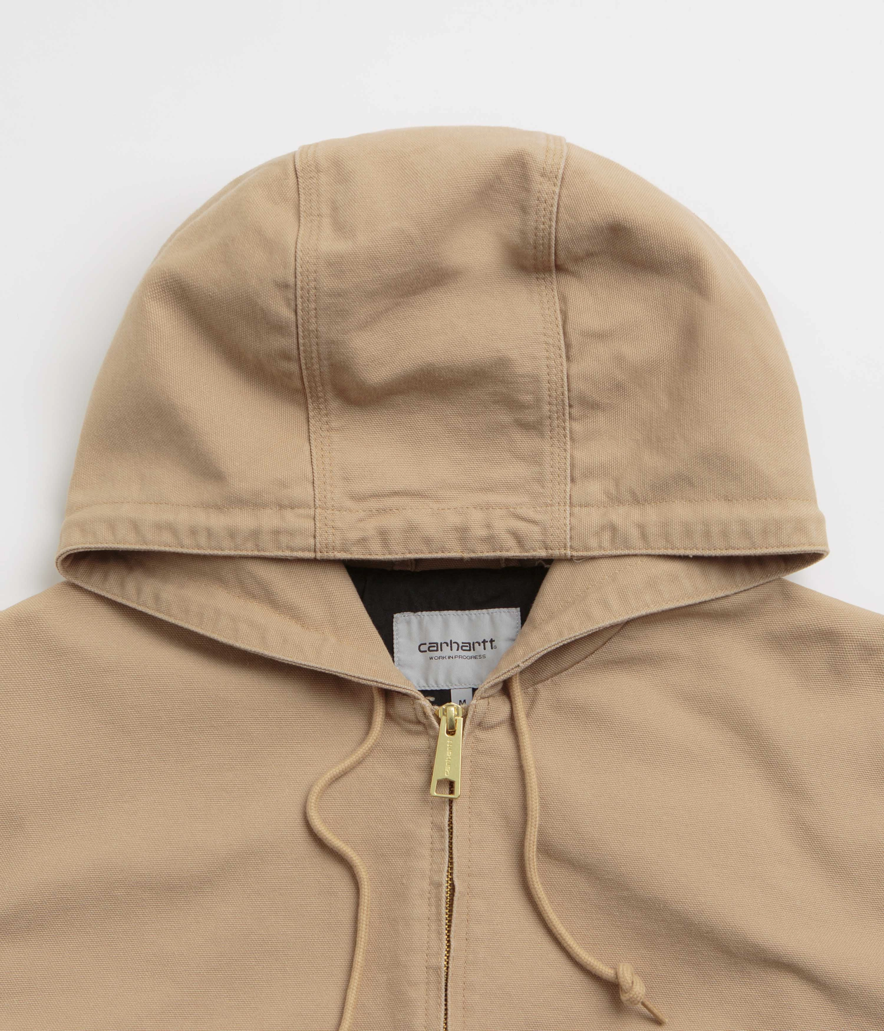 Noise Reduced Fabrics Noise Reduction Design Carhartt OG Active Jacket - Dusty Hamilton Brown Rinsed