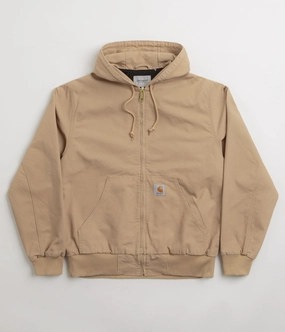 Carhartt OG Active Jacket - Dusty Hamilton Brown Rinsed Casual Outdoor Look Ventilation Vents