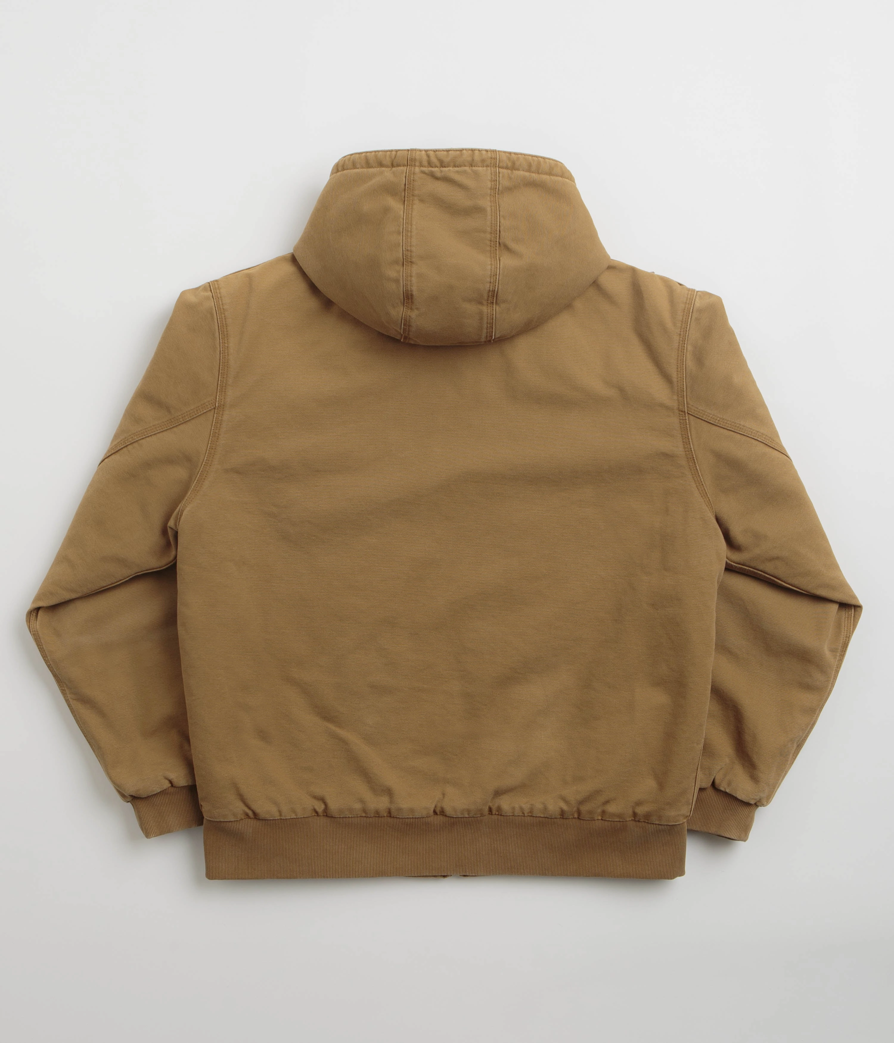 Carhartt OG Active Jacket - Hamilton Brown Stone Canvas Non Irritating Tags Durable zipper pull