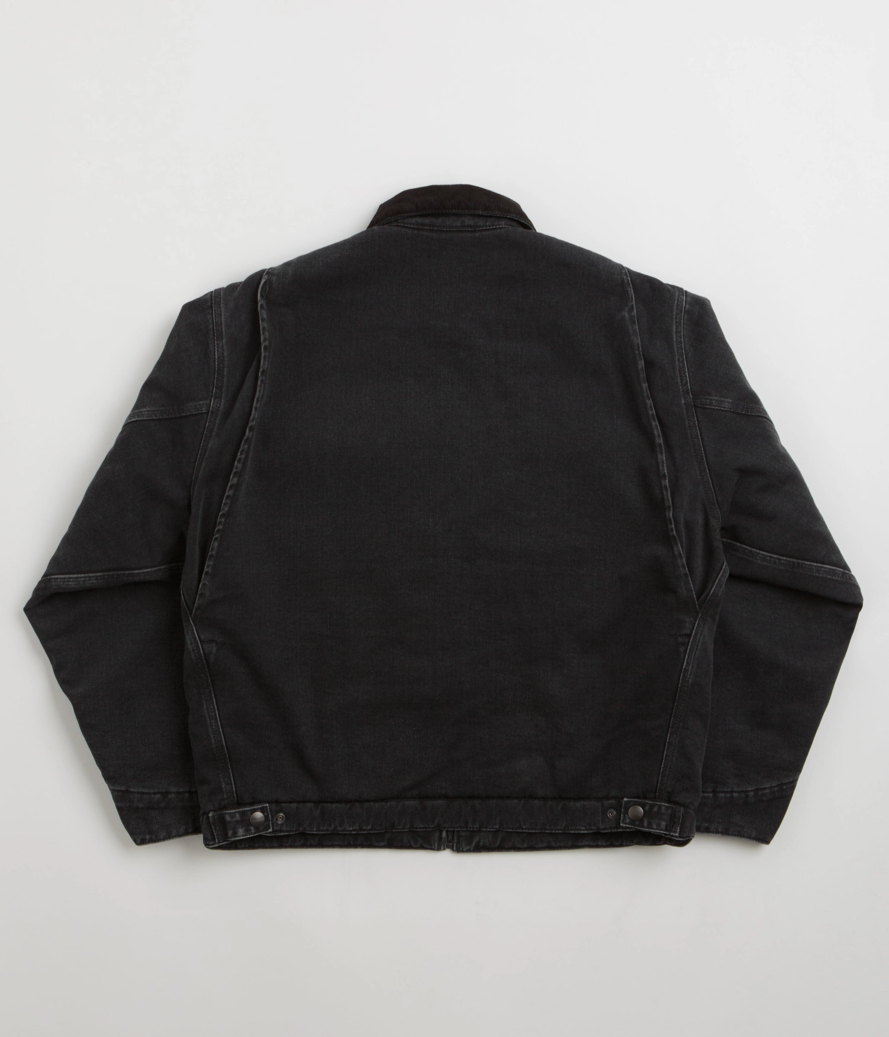 Tear Resistant Weave Noise Free Fabric Carhartt OG Detroit Jacket - Black / Black Stone Washed