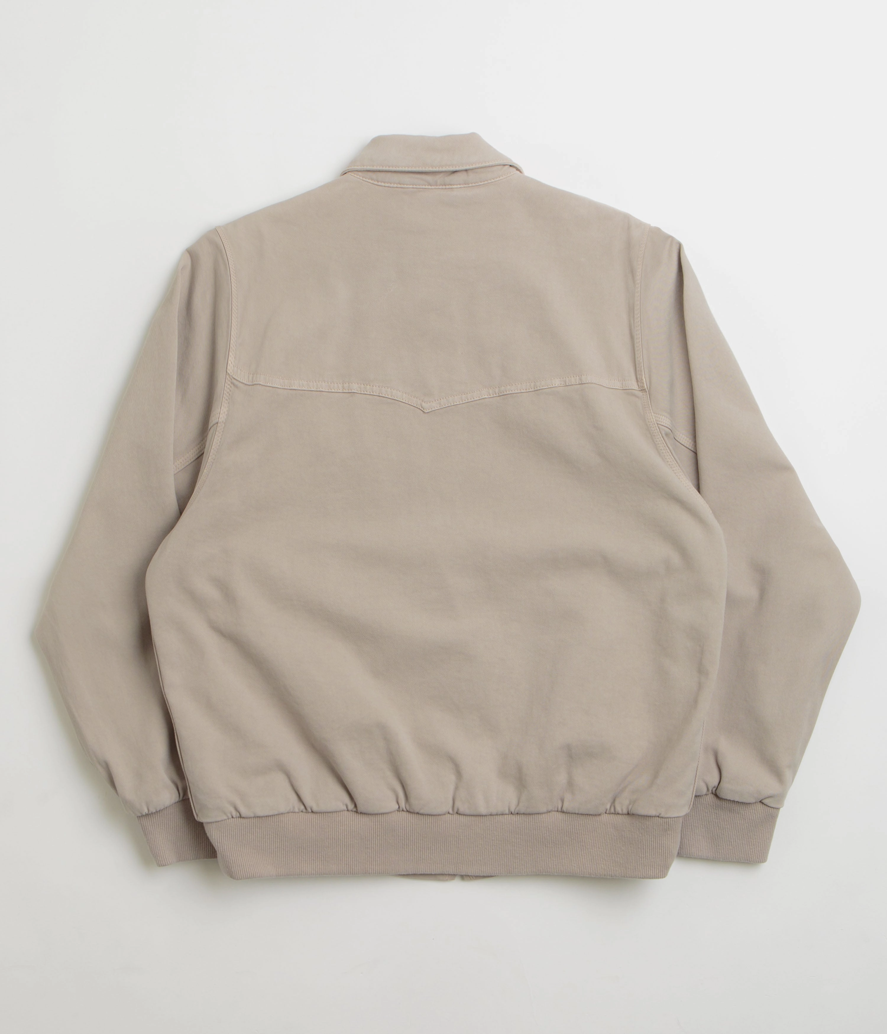 Modern Drop Tail Hem Practical Layer Carhartt OG Santa Fe Jacket - Dusky Beige