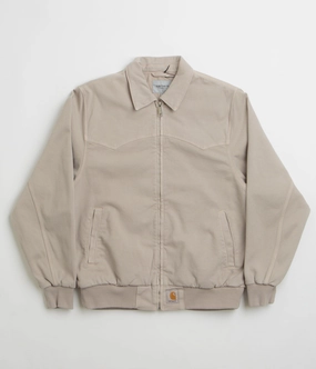 Non Irritating Lining Modular Layering System Carhartt OG Santa Fe Jacket - Dusky Beige