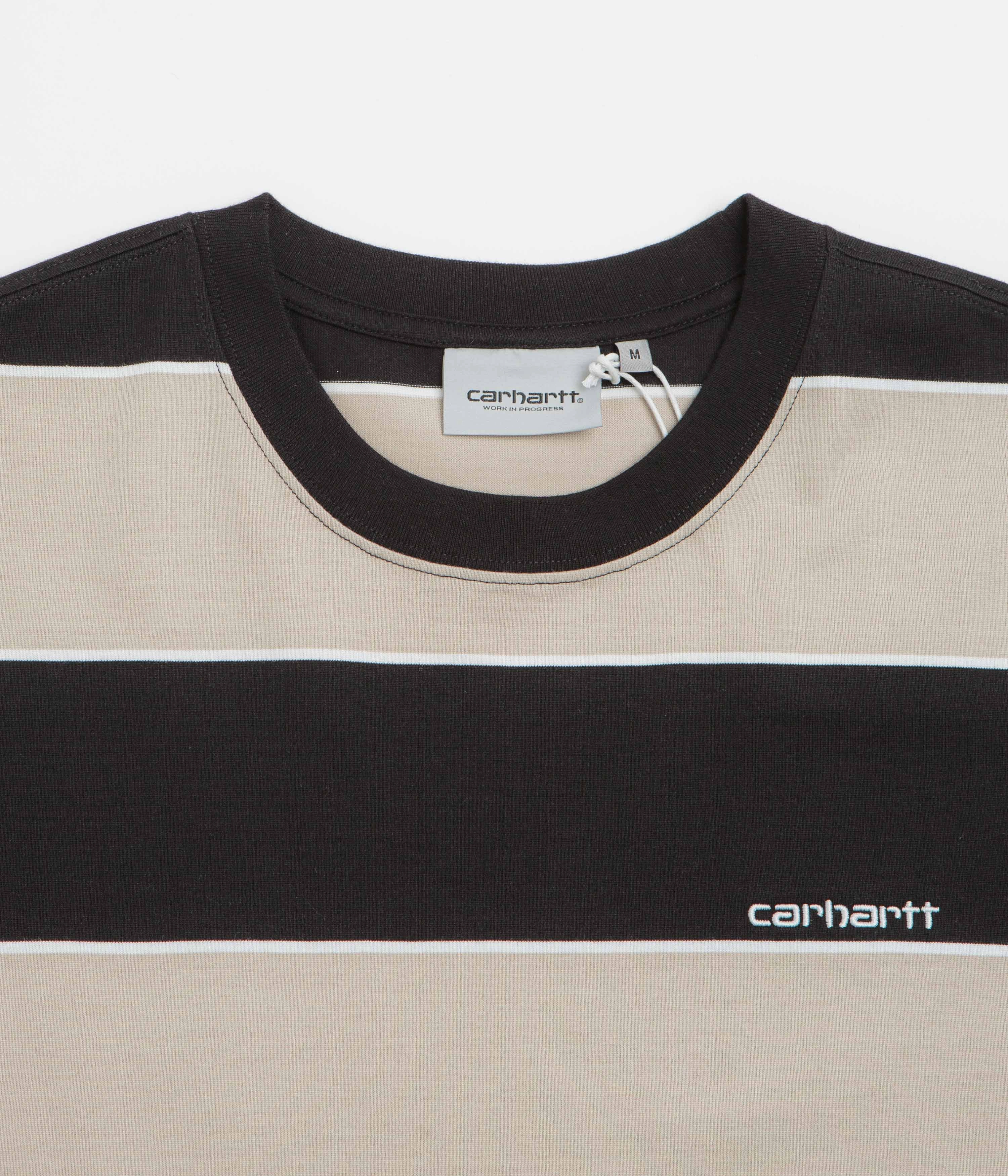 Carhartt Quinby T-Shirt - Quinby Stripe / Black Dimensional Stability Weave Soft Touch