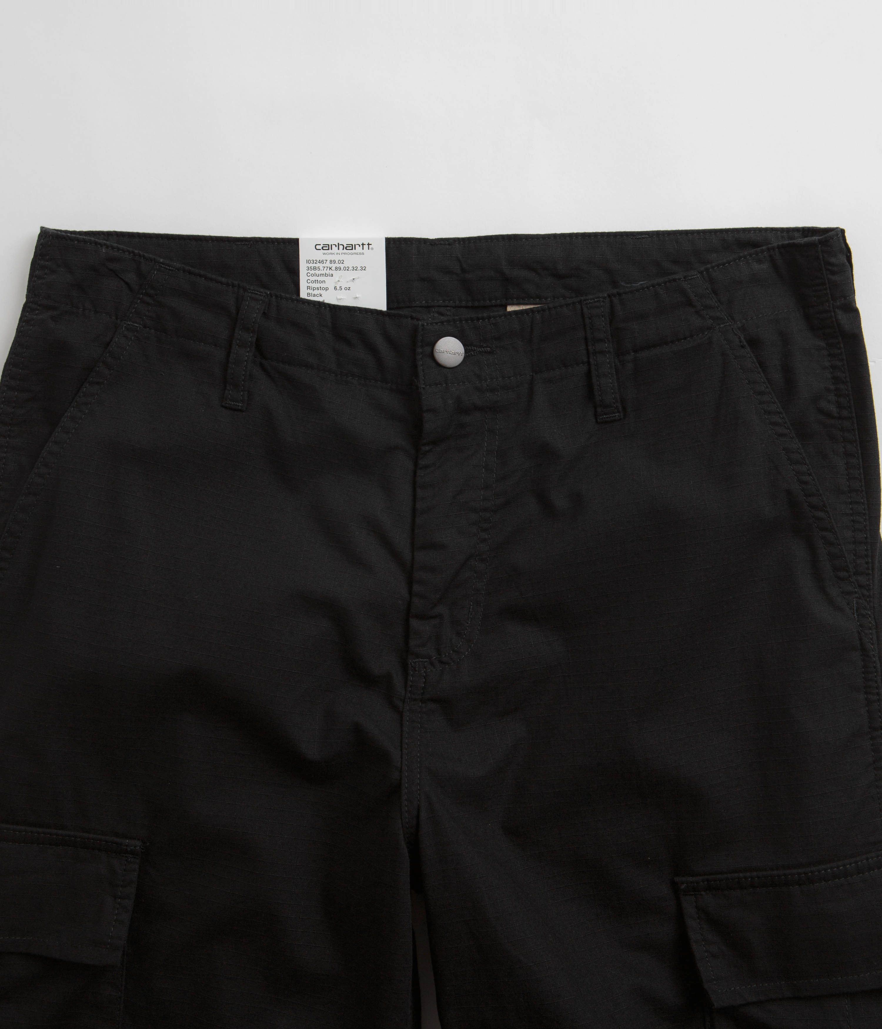 Light Coverage Carhartt Regular Cargo Pants - Black
